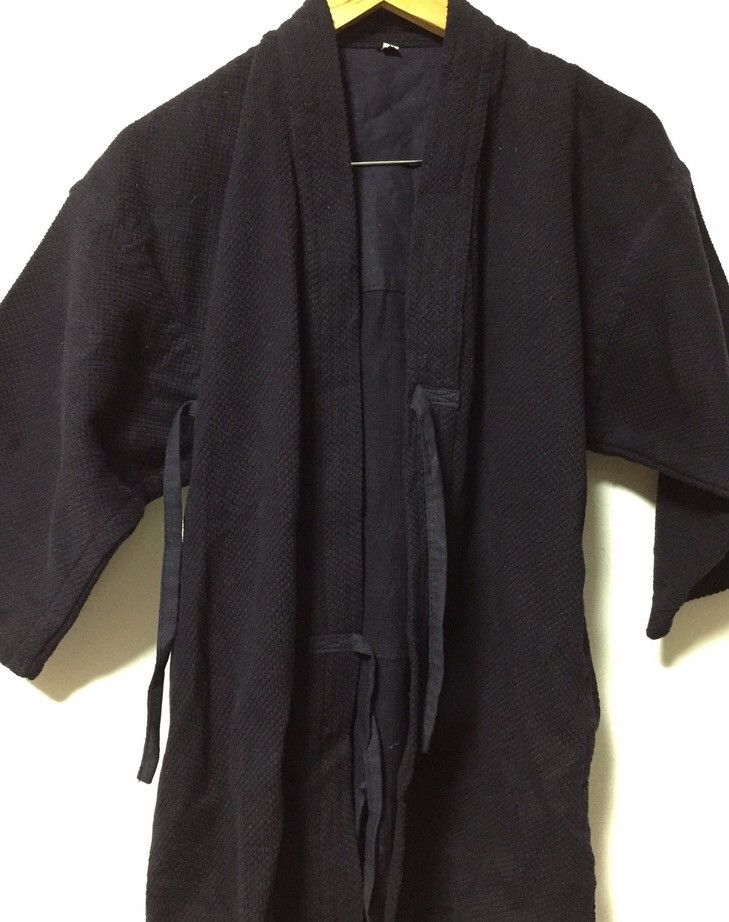 Indigo × Japanese Brand Rare Indigo kimono Jacket Dyen Woven Size US M / EU 48-50 / 2 - 6 Thumbnail