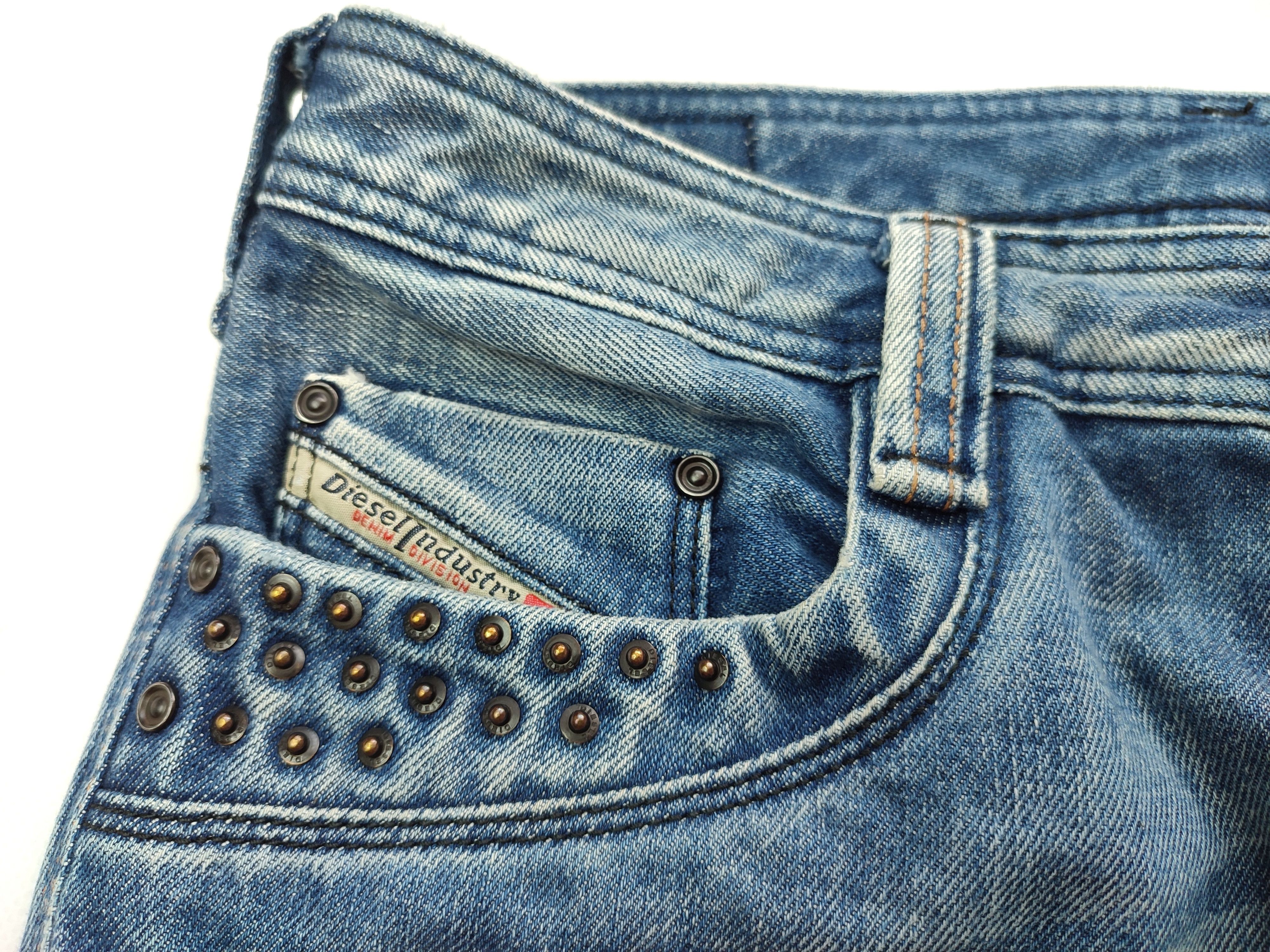 Diesel Diesel Timmen Wash Straight Jeans Size US 30 / EU 46 - 6 Thumbnail