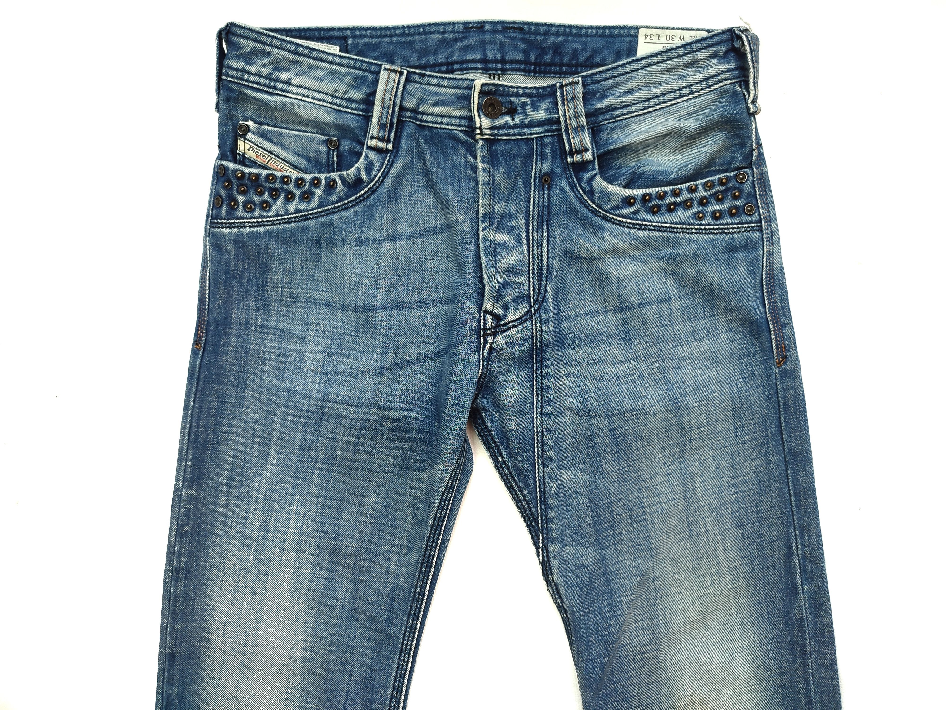 Diesel Diesel Timmen Wash Straight Jeans Size US 30 / EU 46 - 4 Thumbnail
