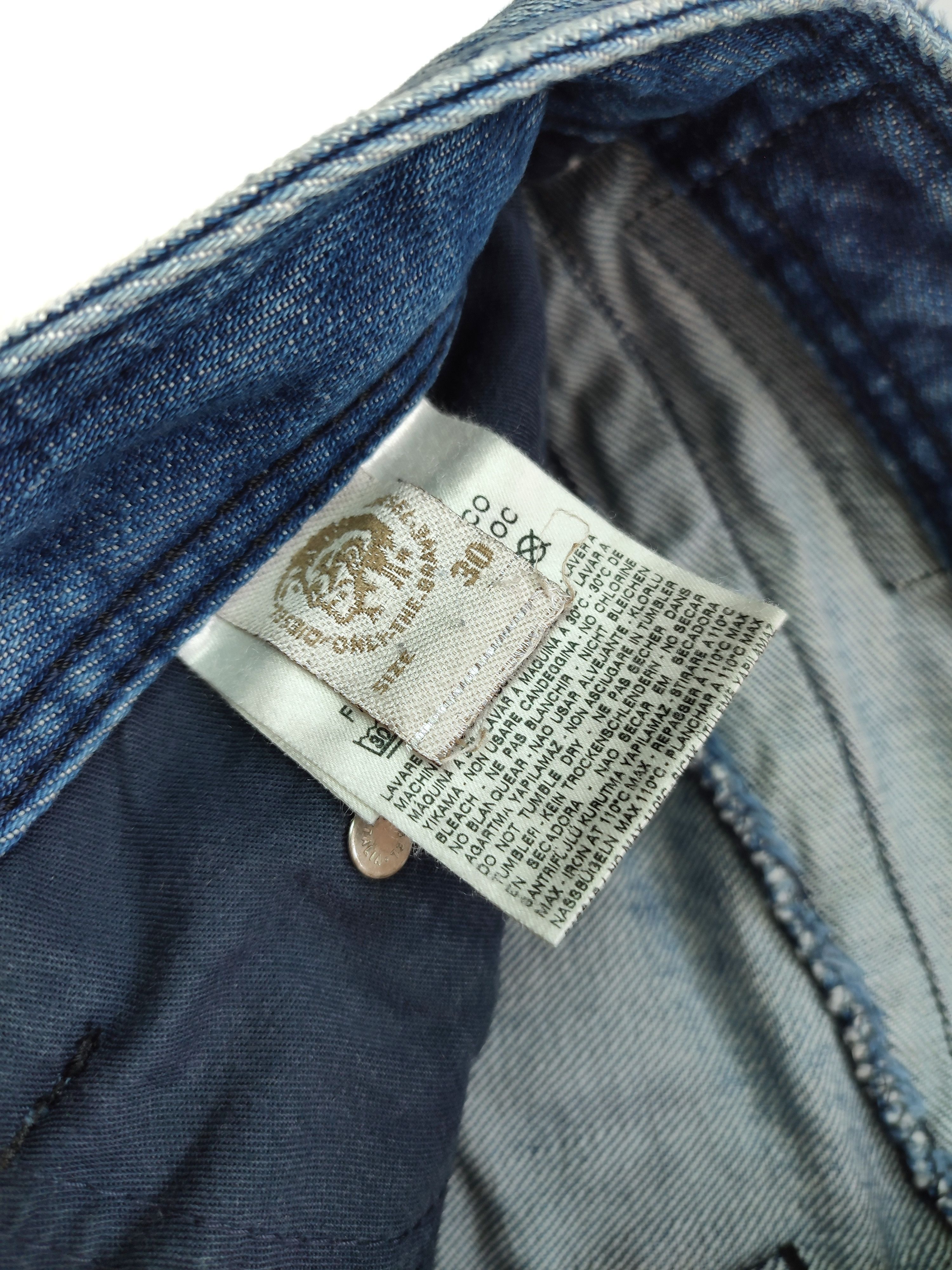 Diesel Diesel Timmen Wash Straight Jeans Size US 30 / EU 46 - 11 Thumbnail