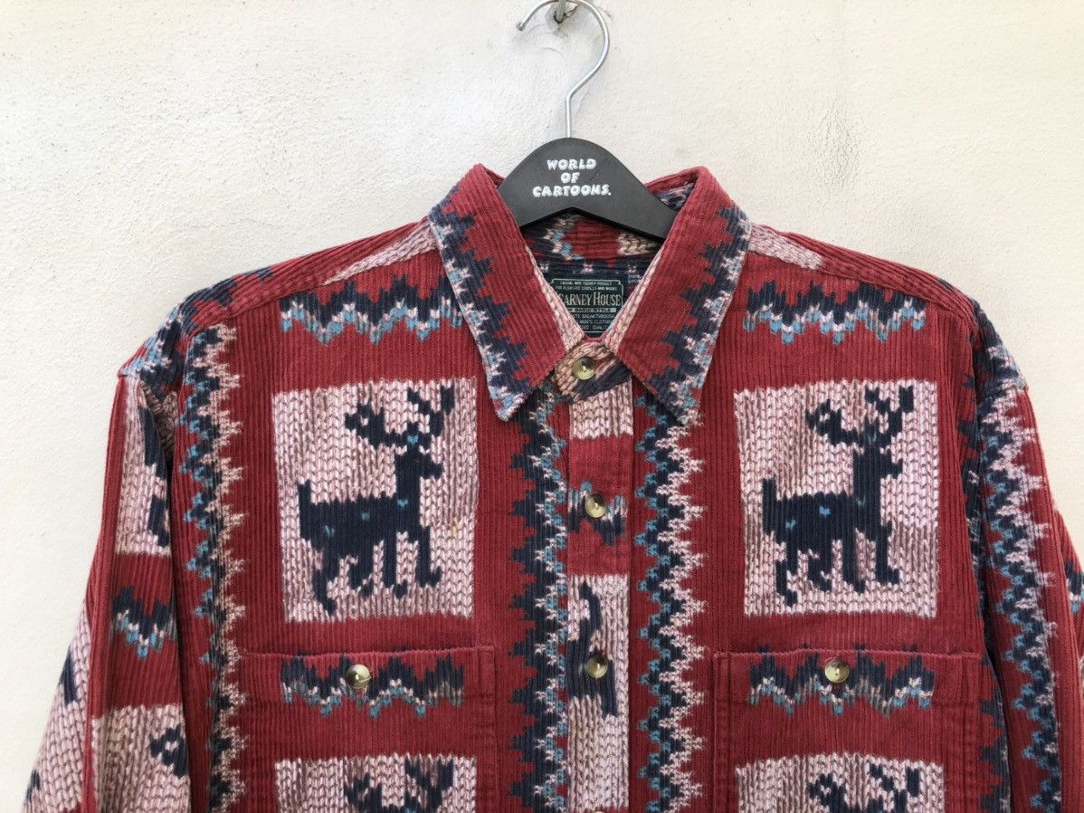 Other Vintage Kearney House Cowichan Art Thick Corduroy Shirt Size US L / EU 52-54 / 3 - 2 Thumbnail