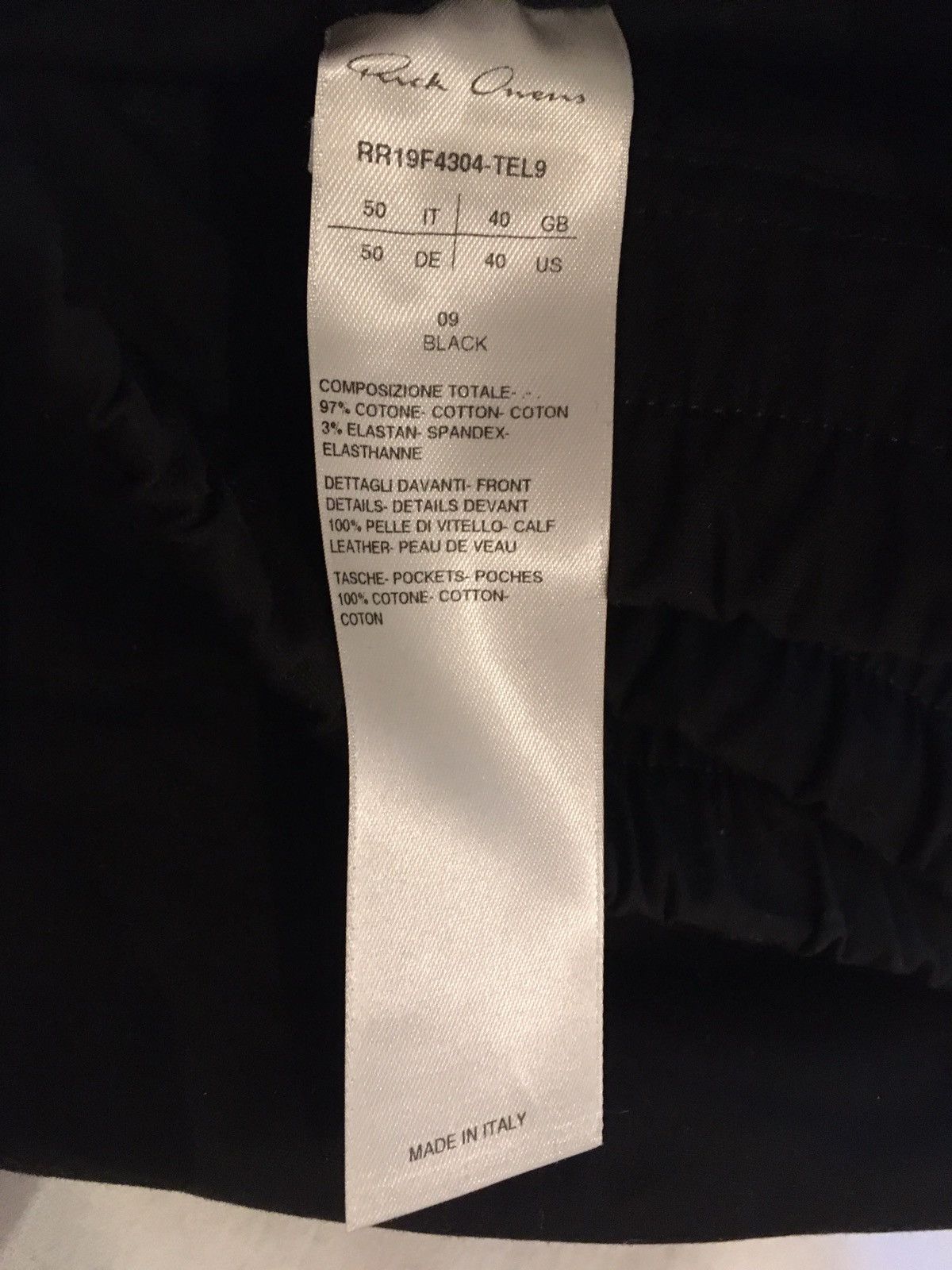 Rick Owens NEW 🔥 LEATHER SUEDE LARRY RUNWAY JOGGER ASAP ROCKY 50it Size US 34 / EU 50 - 17 Thumbnail