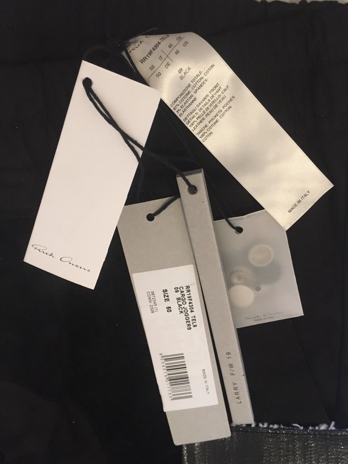 Rick Owens NEW 🔥 LEATHER SUEDE LARRY RUNWAY JOGGER ASAP ROCKY 50it Size US 34 / EU 50 - 8 Thumbnail