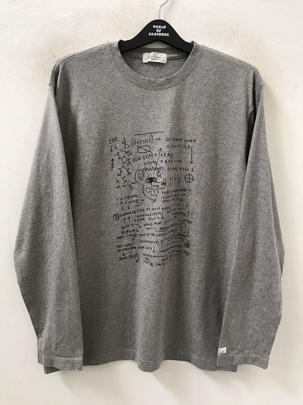 Jean-Michel Basquiat Vintage 2000s Jean Michel Basquiat Long Sleeve Pop Art tee Size US L / EU 52-54 / 3 - 2 Thumbnail