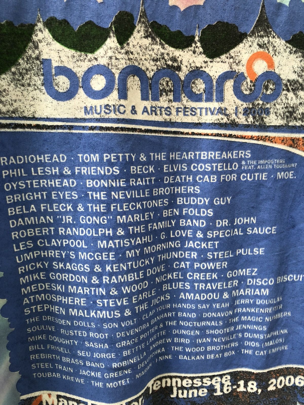 Band Tees 2006 Music & Arts Festival Radiohead, Tom Petty Size US M / EU 48-50 / 2 - 8 Thumbnail