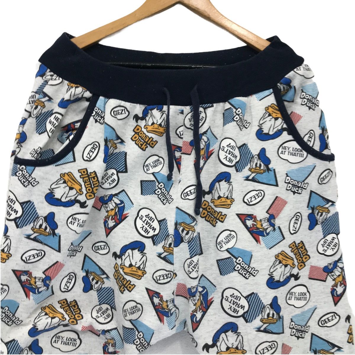 Disney × Mickey Mouse Vintage Disney Cartoon Sweatpants Full Print Donald Duck Size US 29 - 3 Thumbnail