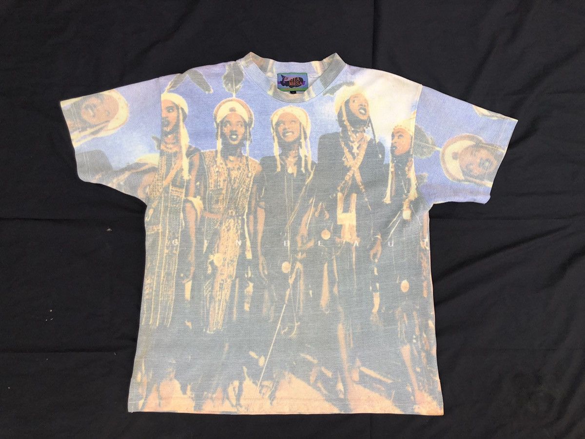 Art Comes First Vintage 90s COSTA MESA Full Printed t shirt Size US L / EU 52-54 / 3 - 1 Thumbnail