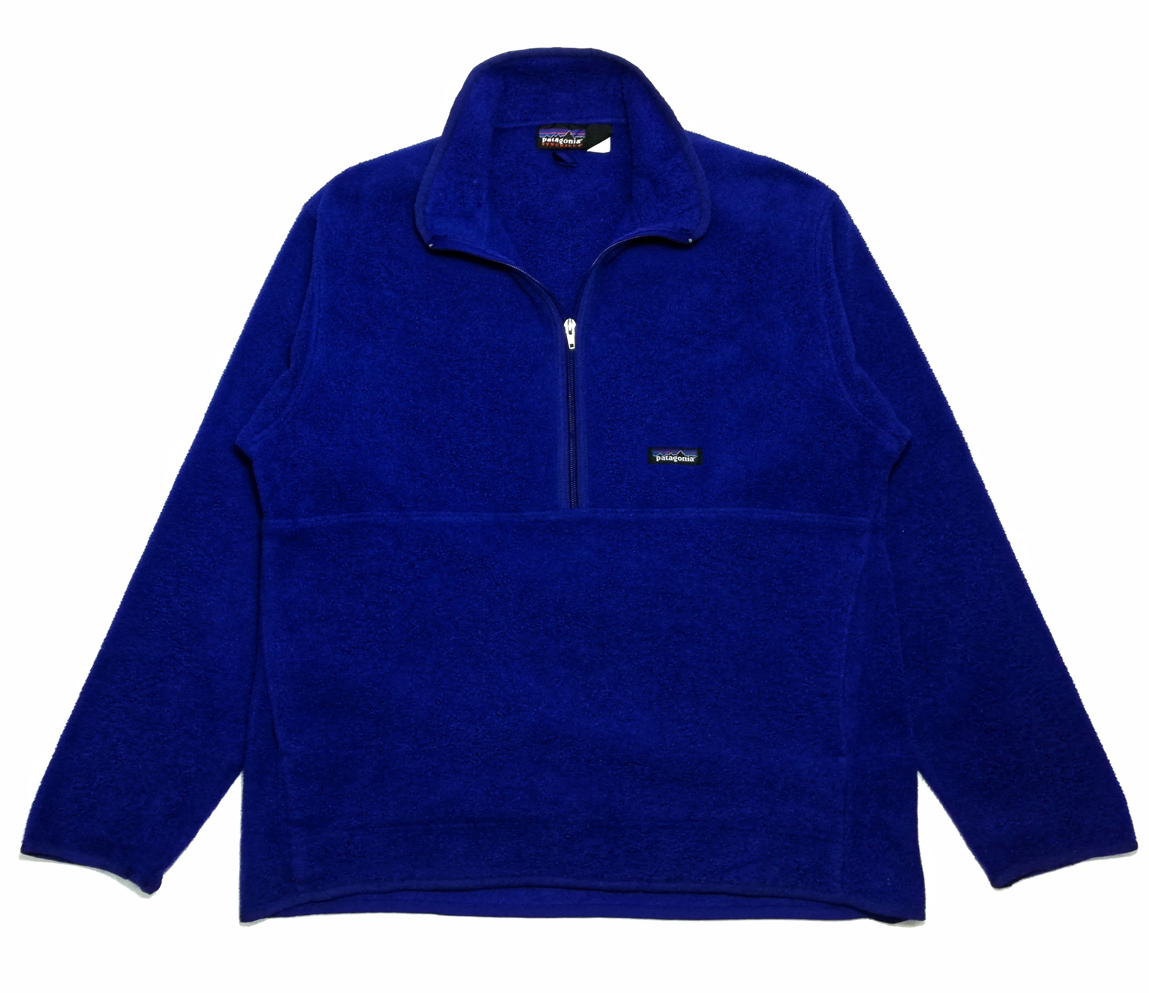 Patagonia × Vintage 🔥Men's Patagonia Synchila Fleece 1/4 Zip Jacket Sweatshirt Size US L / EU 52-54 / 3 - 1 Thumbnail