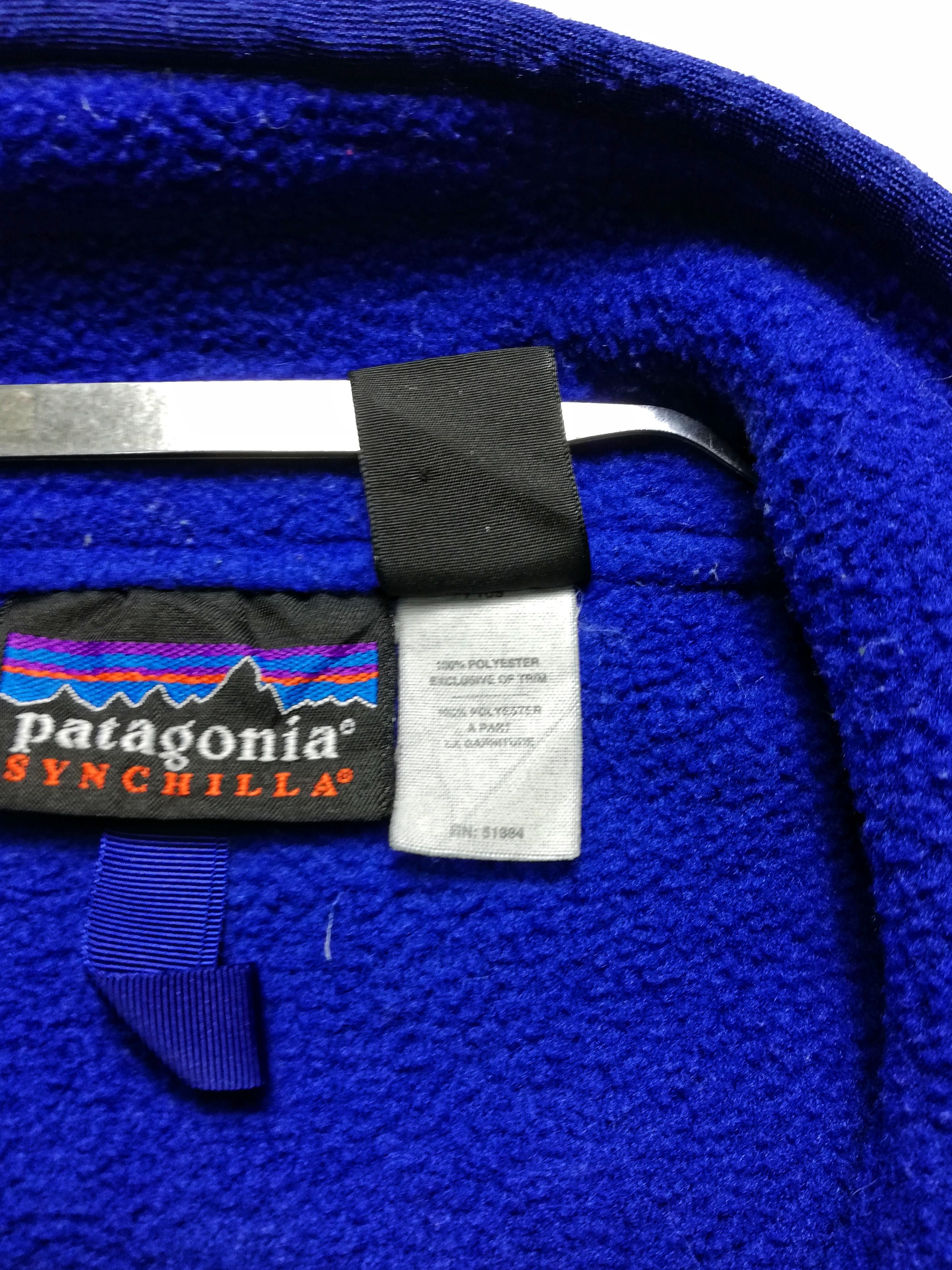 Patagonia × Vintage 🔥Men's Patagonia Synchila Fleece 1/4 Zip Jacket Sweatshirt Size US L / EU 52-54 / 3 - 6 Thumbnail