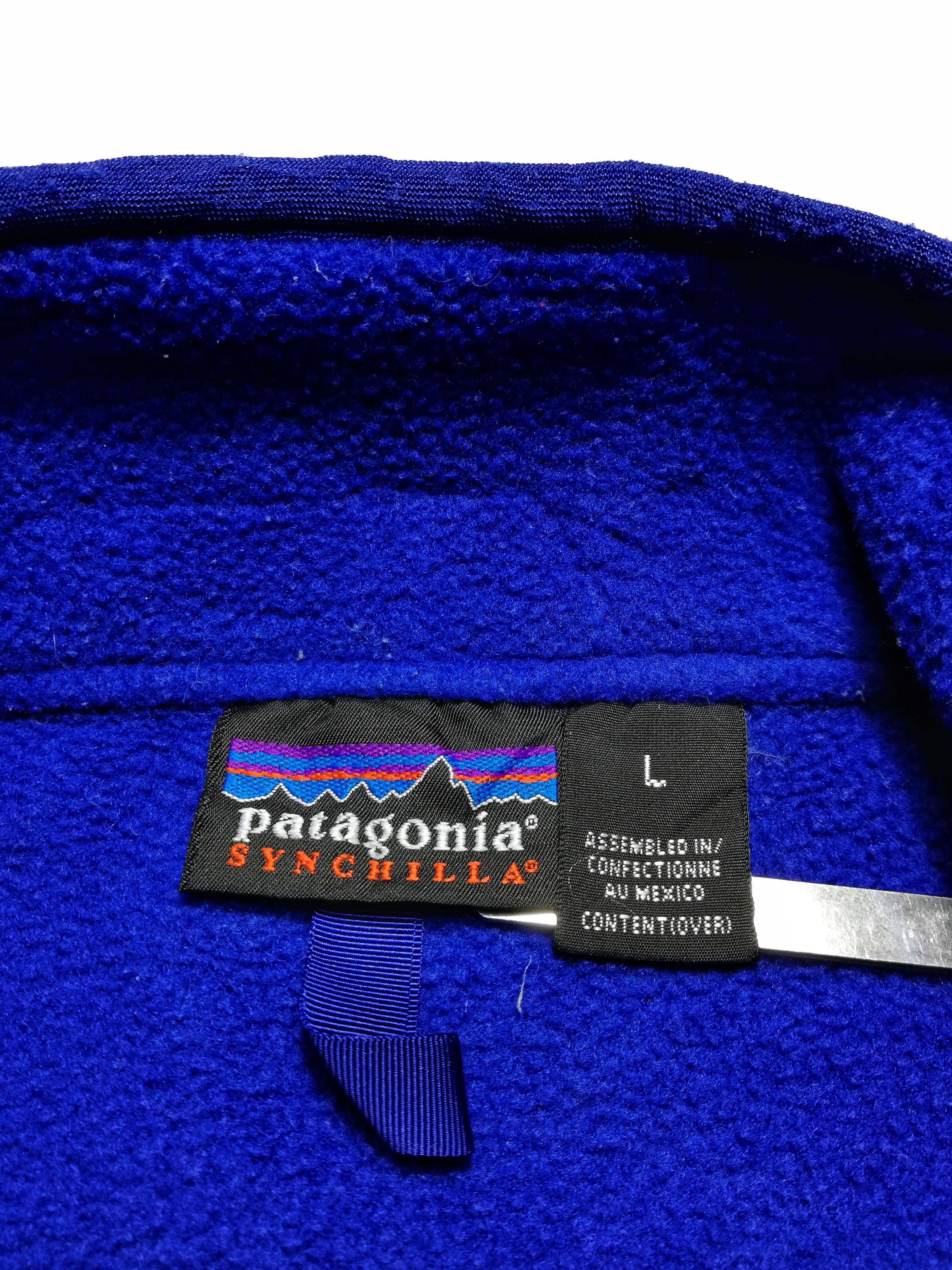 Patagonia × Vintage 🔥Men's Patagonia Synchila Fleece 1/4 Zip Jacket Sweatshirt Size US L / EU 52-54 / 3 - 5 Thumbnail