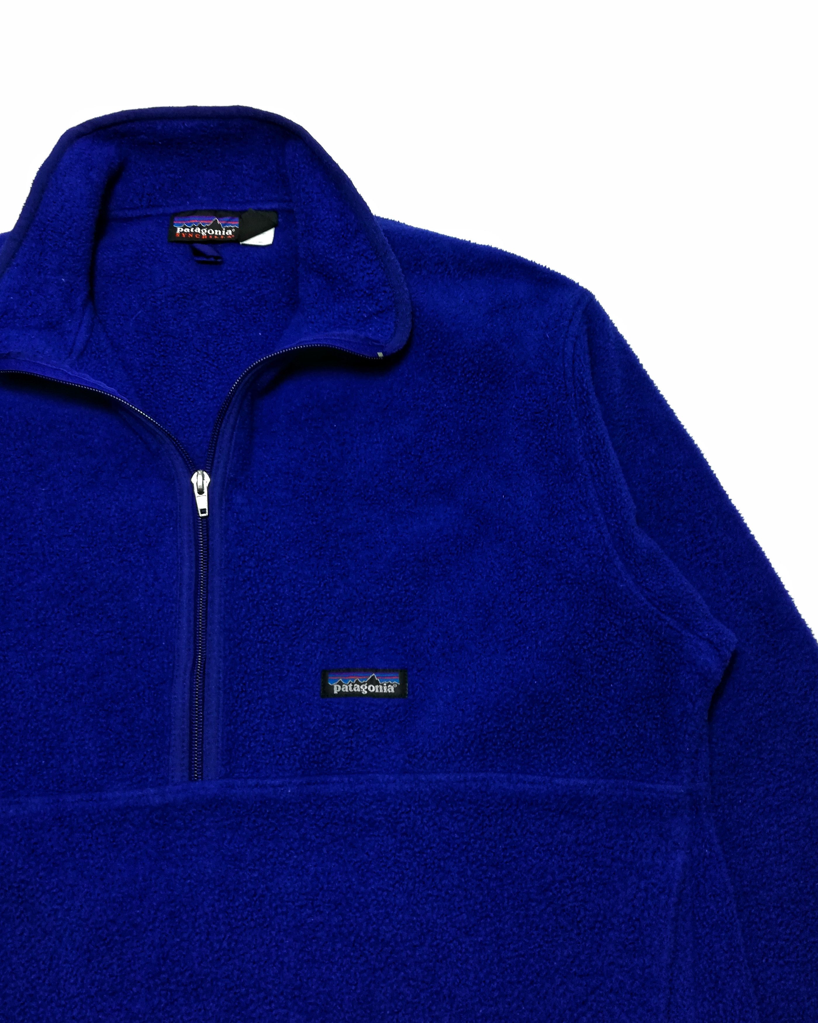 Patagonia × Vintage 🔥Men's Patagonia Synchila Fleece 1/4 Zip Jacket Sweatshirt Size US L / EU 52-54 / 3 - 3 Thumbnail
