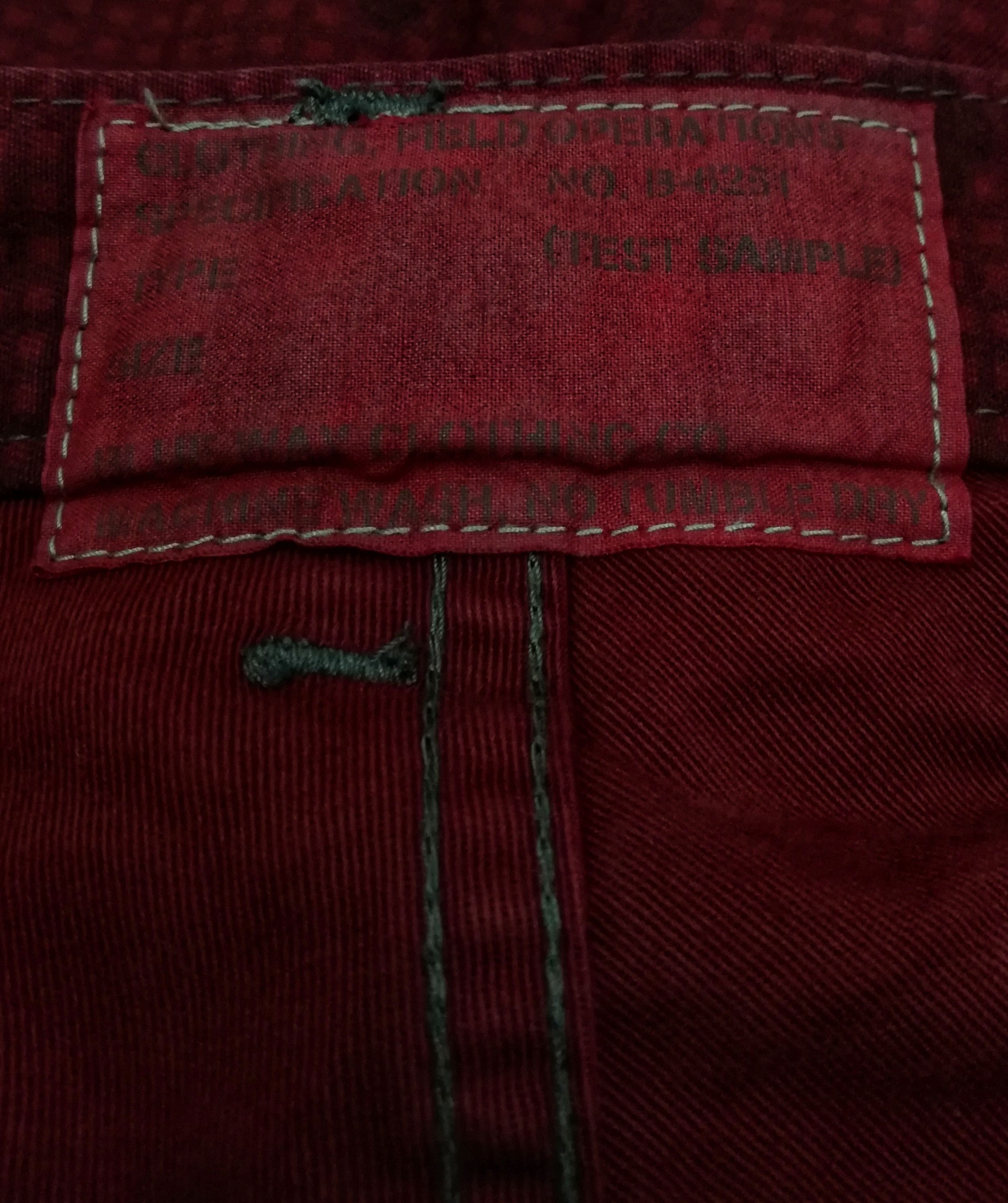 Designer × Japanese Brand 🔥Vintage Japan Blue Way Red Operation / Hunting Pants🔥 Size US 30 / EU 46 - 8 Thumbnail
