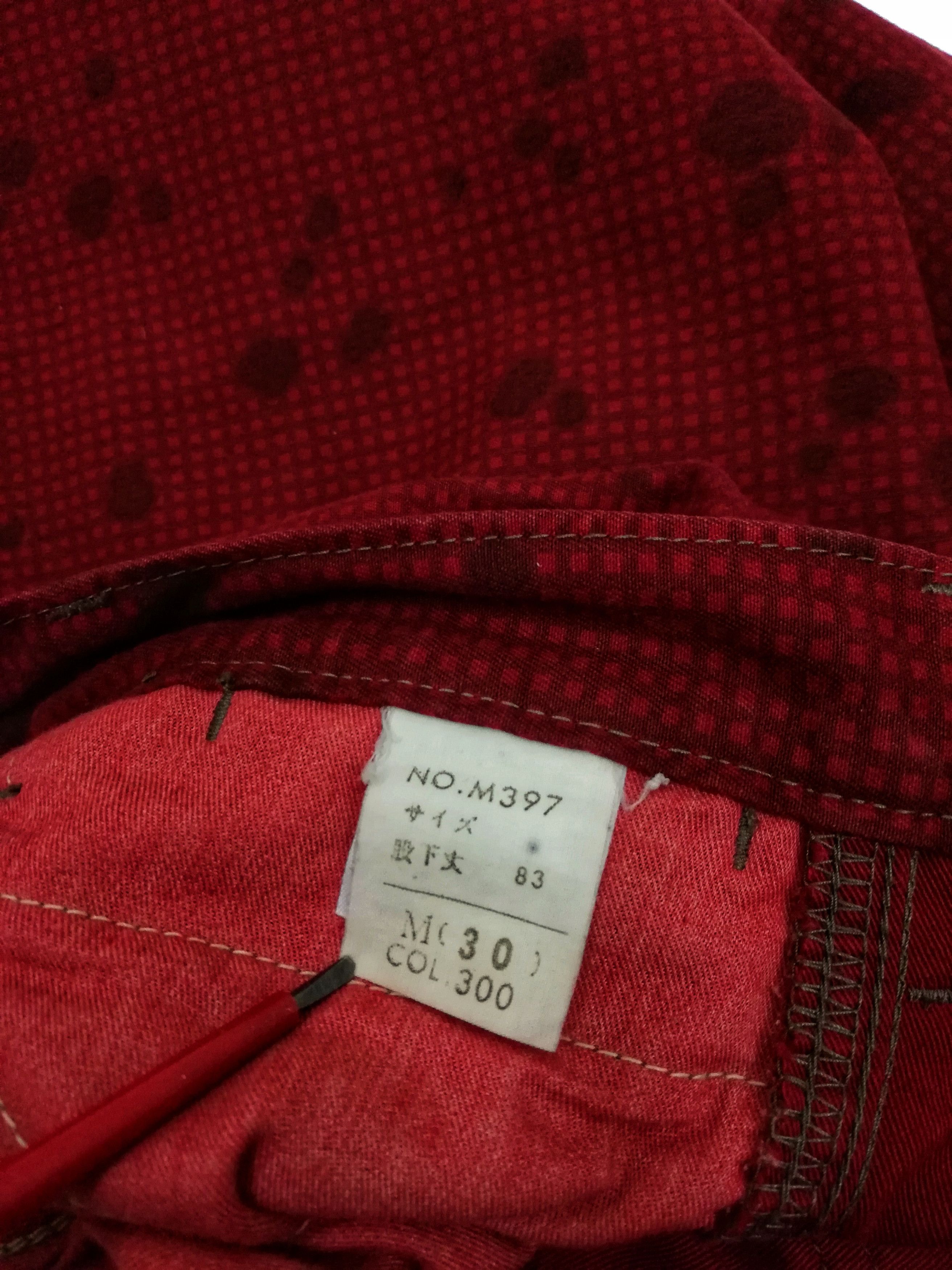 Designer × Japanese Brand 🔥Vintage Japan Blue Way Red Operation / Hunting Pants🔥 Size US 30 / EU 46 - 10 Thumbnail