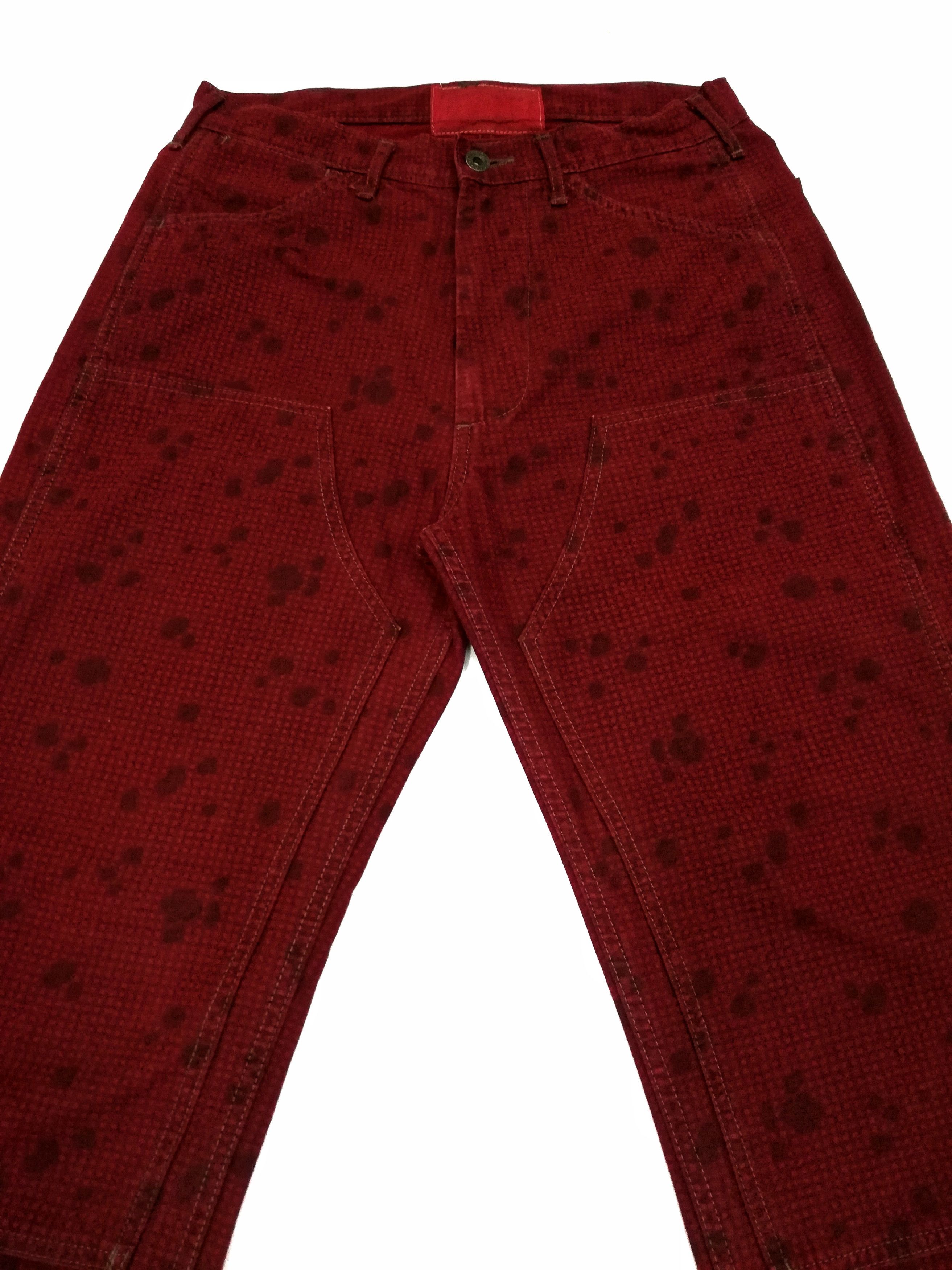 Designer × Japanese Brand 🔥Vintage Japan Blue Way Red Operation / Hunting Pants🔥 Size US 30 / EU 46 - 4 Thumbnail