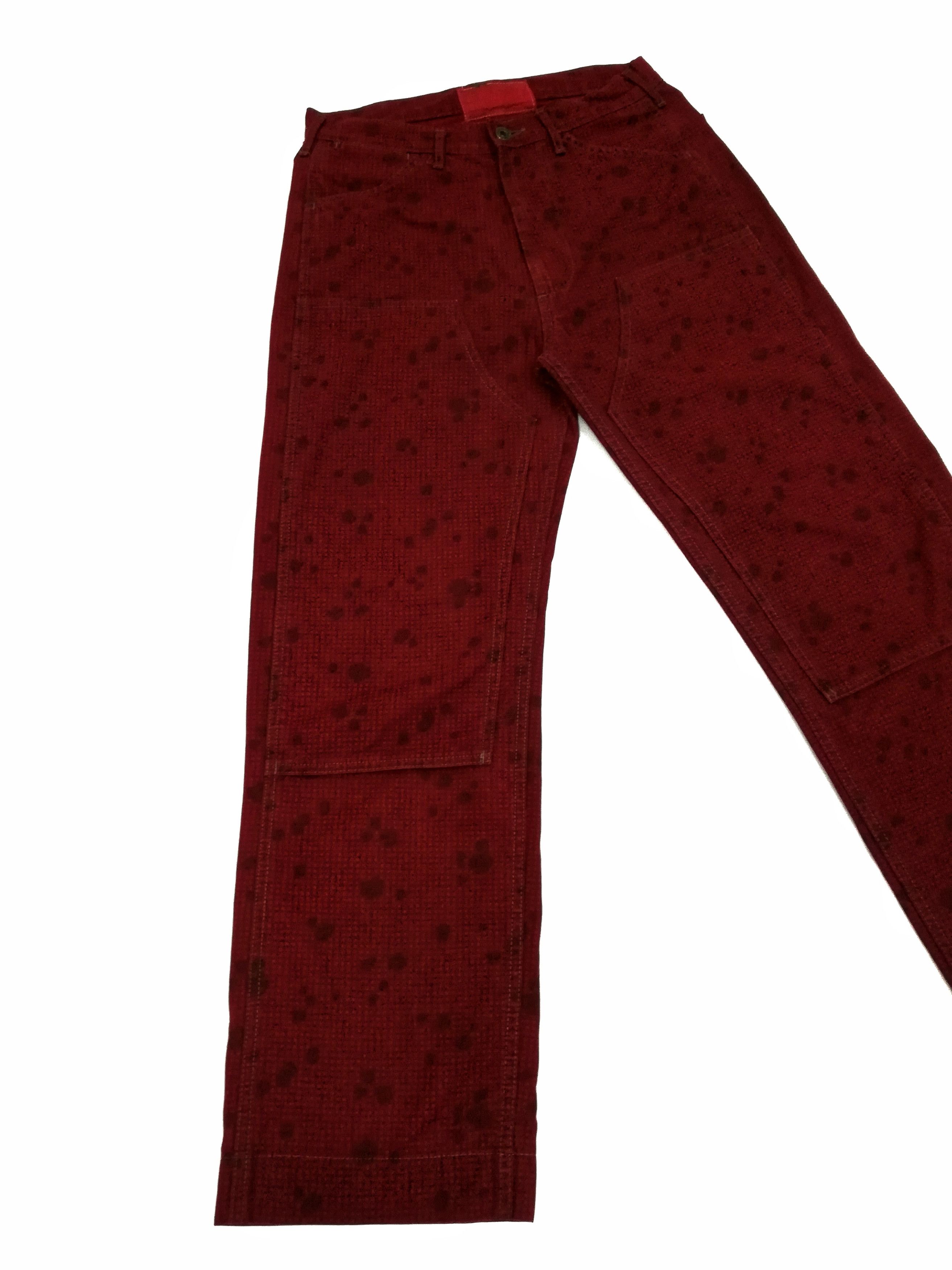 Designer × Japanese Brand 🔥Vintage Japan Blue Way Red Operation / Hunting Pants🔥 Size US 30 / EU 46 - 3 Thumbnail