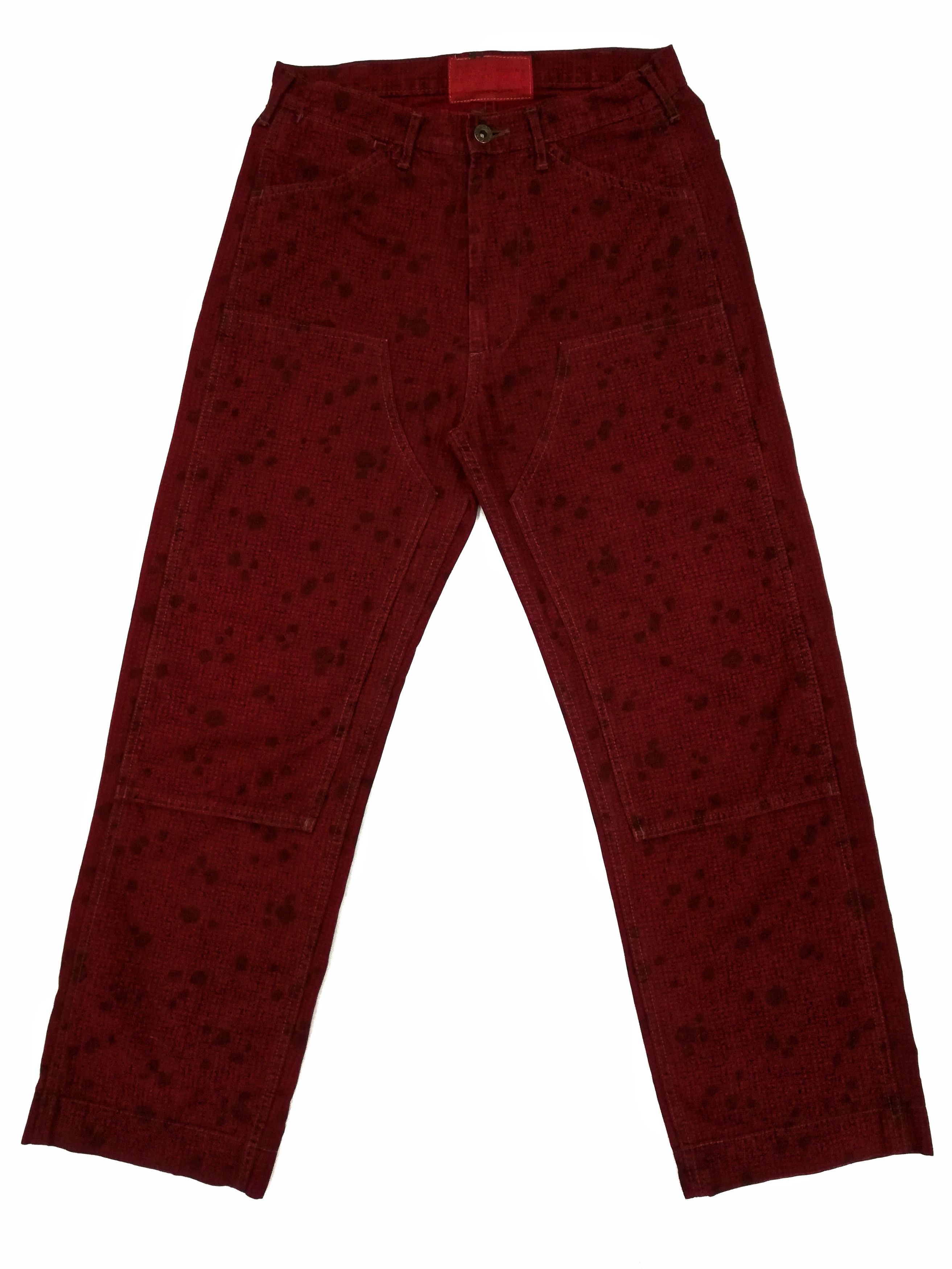 Designer × Japanese Brand 🔥Vintage Japan Blue Way Red Operation / Hunting Pants🔥 Size US 30 / EU 46 - 2 Thumbnail