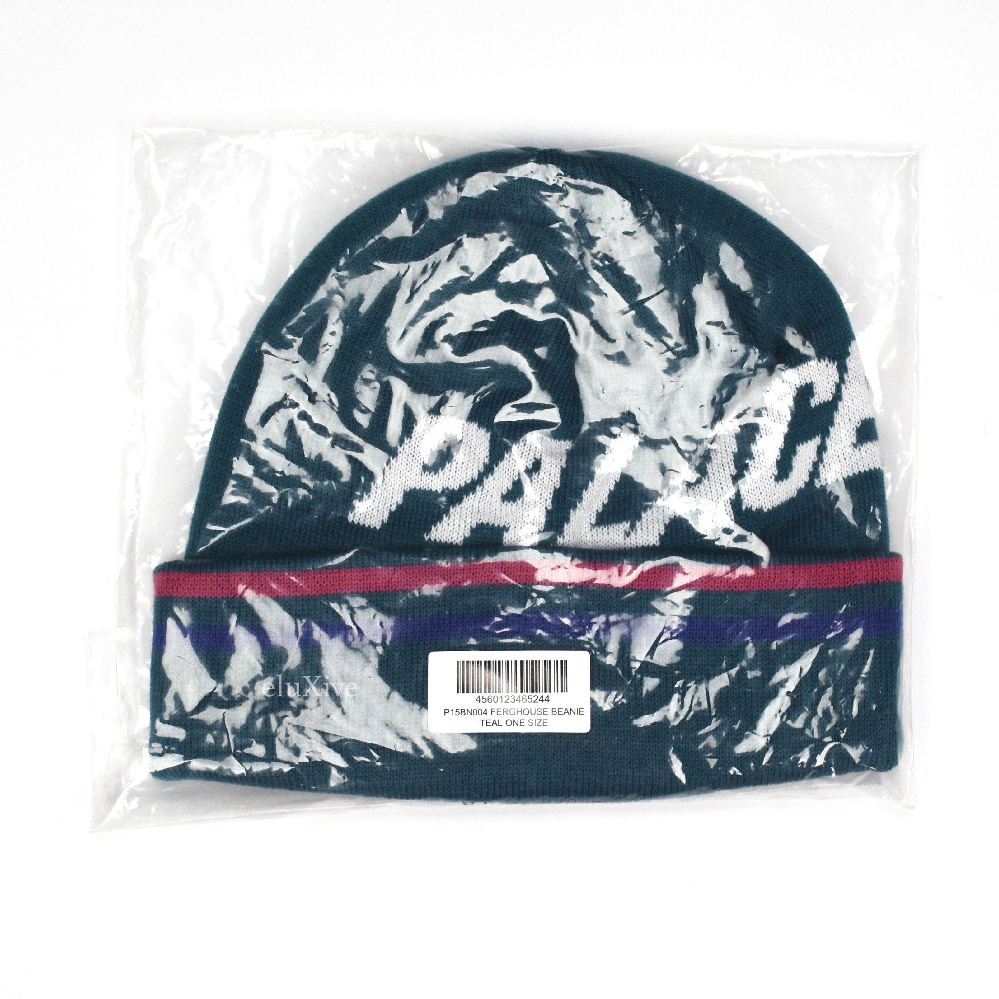 Ferghouse Logo Knit Teal Beanie DS