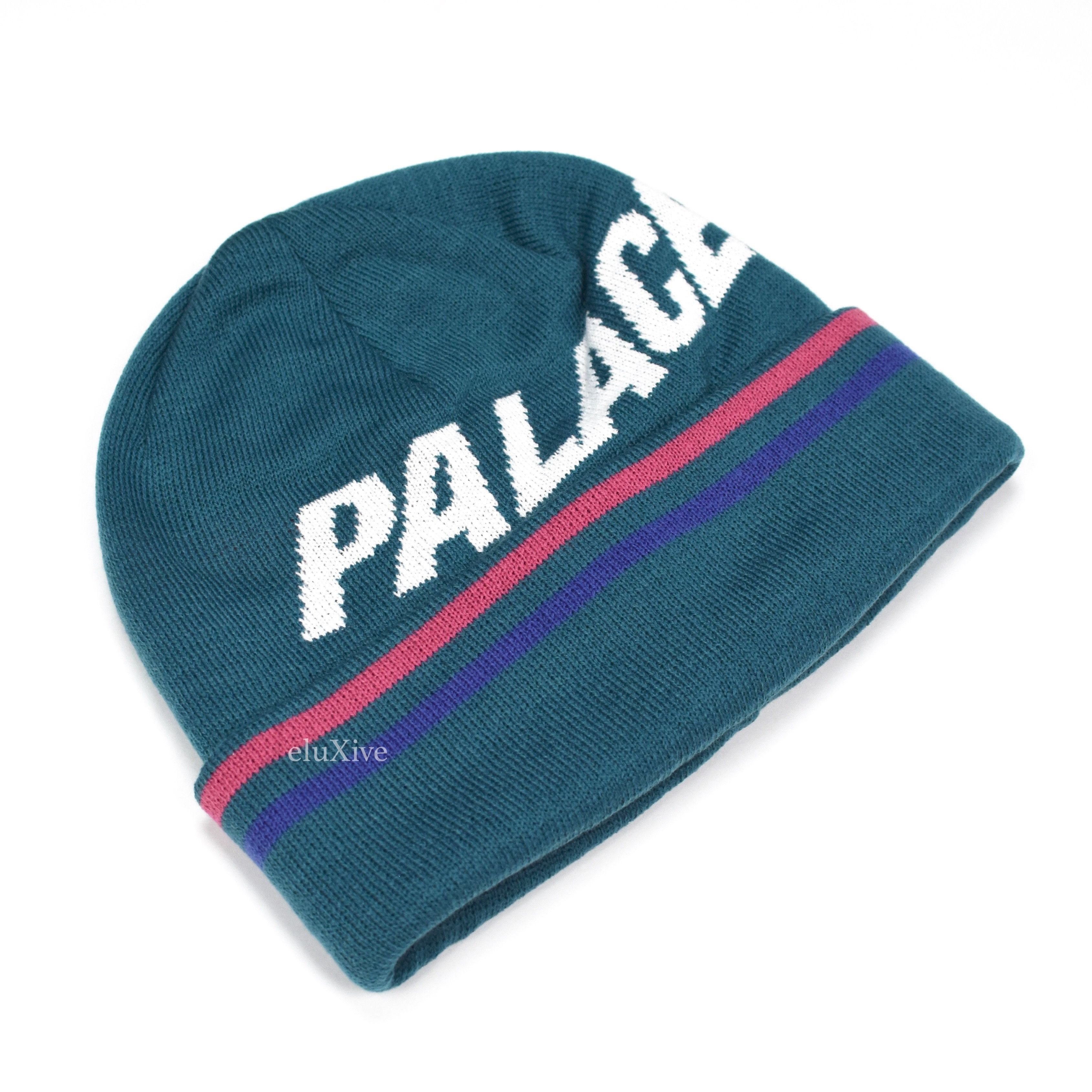 Ferghouse Logo Knit Teal Beanie DS