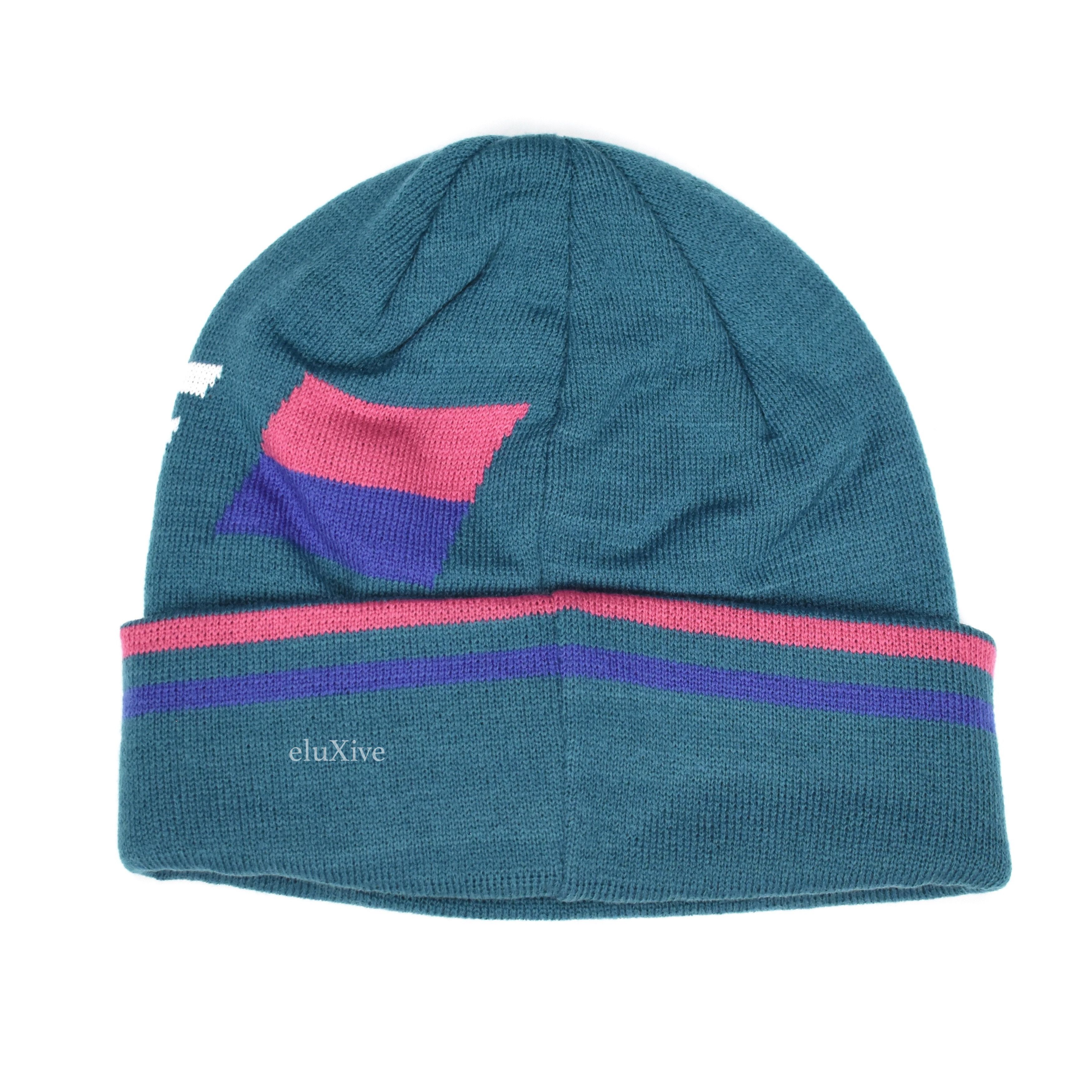 Ferghouse Logo Knit Teal Beanie DS