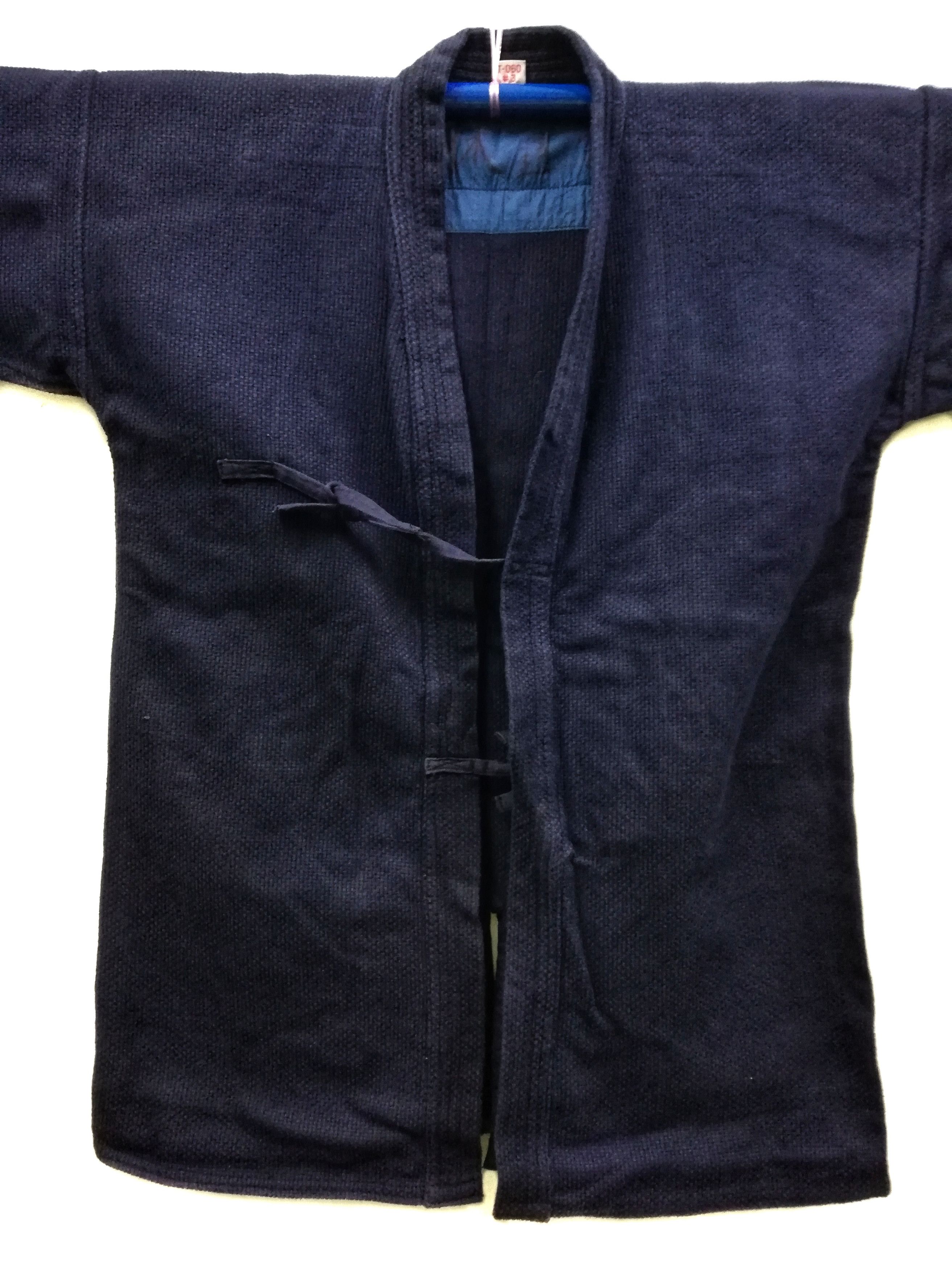 Indigo × Japanese Brand 🔥Indigo Dyed Sashiko Noragi Kimono Visvim Style Design🔥 Size US M / EU 48-50 / 2 - 3 Thumbnail