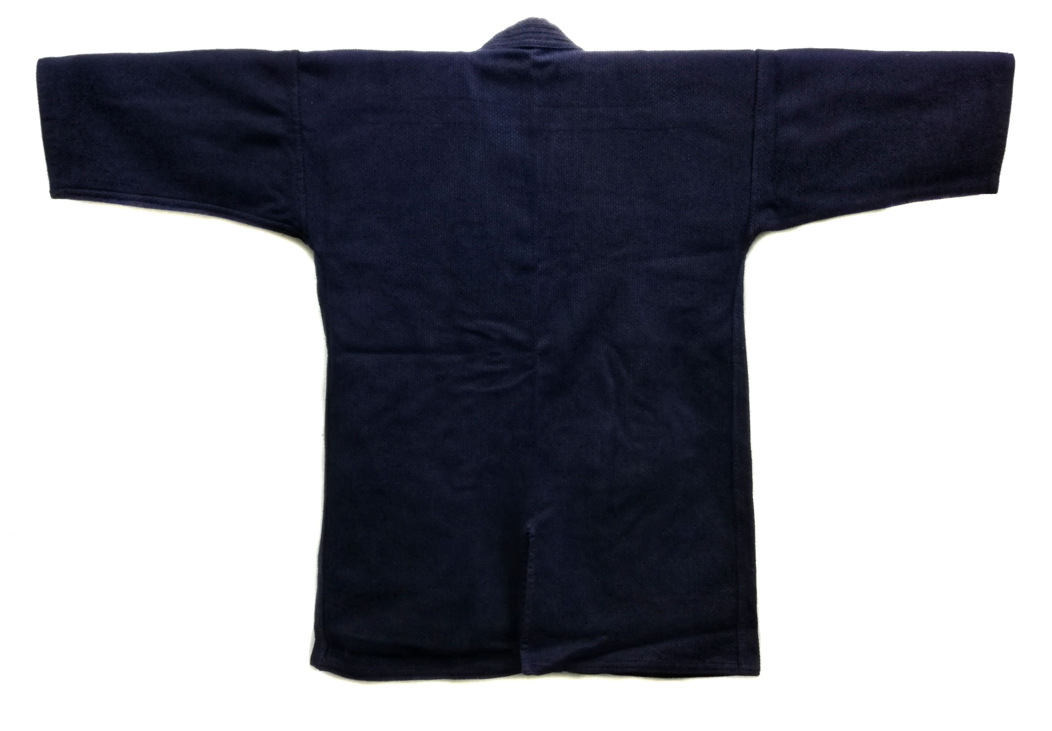 Indigo × Japanese Brand 🔥Indigo Dyed Sashiko Noragi Kimono Visvim Style Design🔥 Size US M / EU 48-50 / 2 - 5 Thumbnail