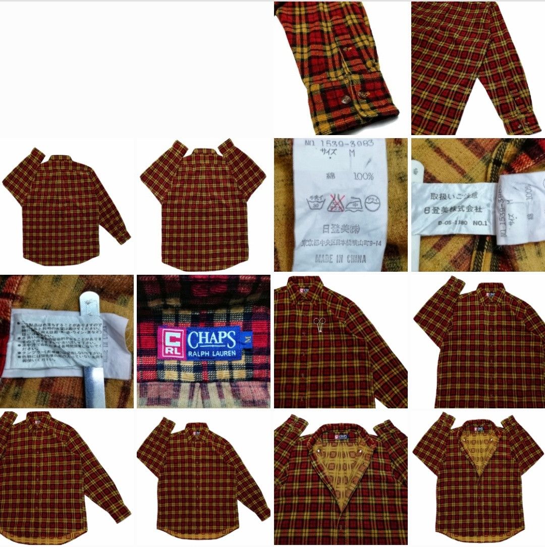 Chaps Ralph Lauren × Polo Ralph Lauren × Ralph Lauren 🔥Chaps Ralph Lauren Checkered Long Sleeve Button Up Shirt Size US M / EU 48-50 / 2 - 1 Thumbnail