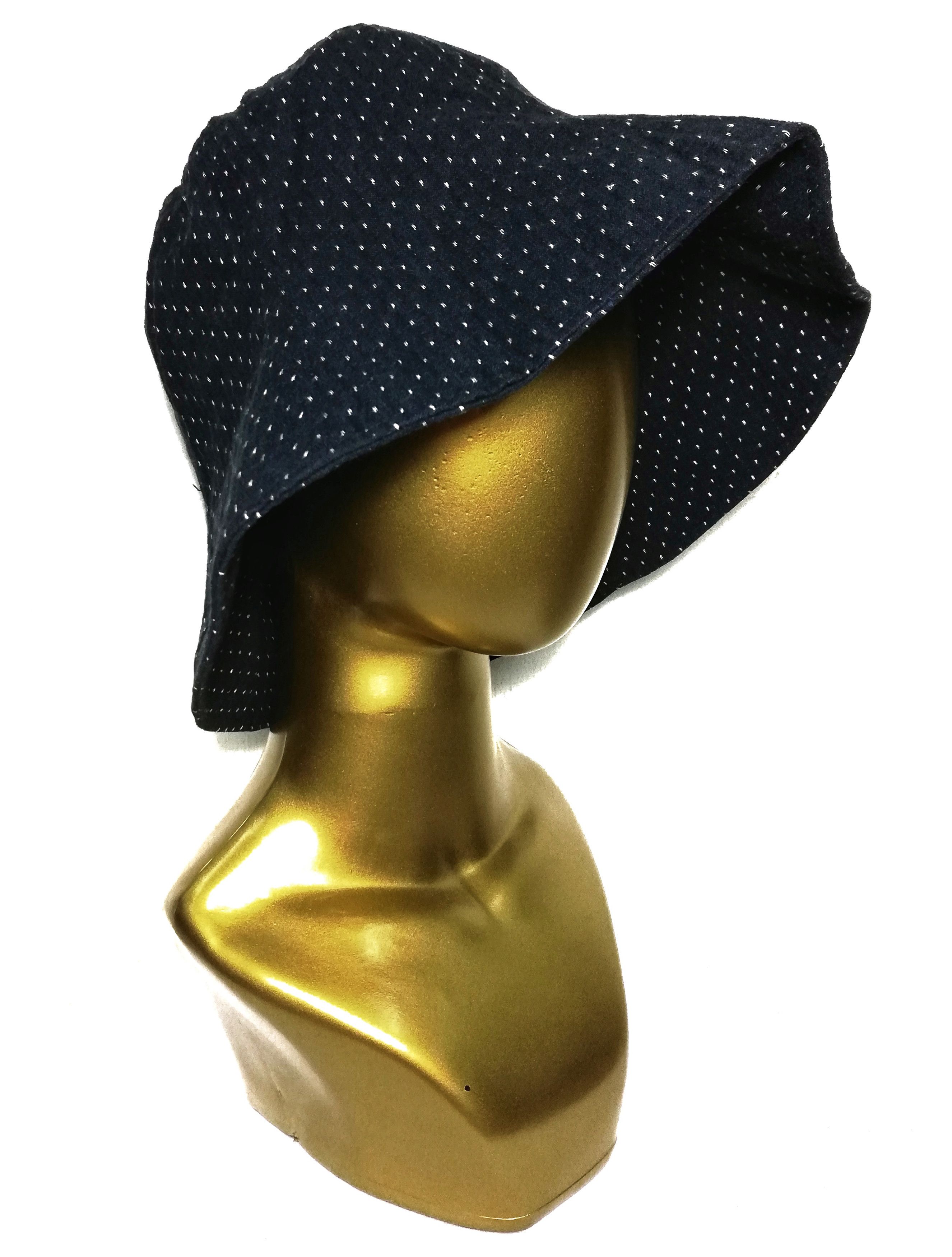 Indigo × Japanese Brand 🔥MEGA RARE Dope Design Indigo Sashiko Stitching Bucket Hat Size ONE SIZE - 1 Thumbnail