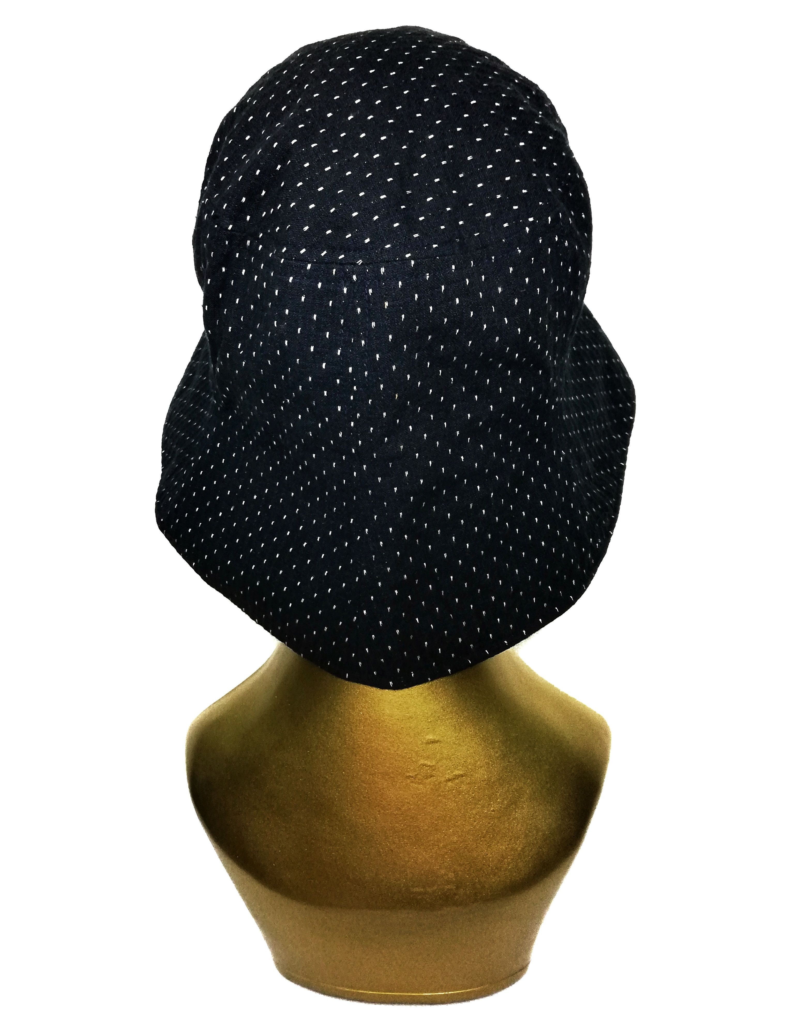 Indigo × Japanese Brand 🔥MEGA RARE Dope Design Indigo Sashiko Stitching Bucket Hat Size ONE SIZE - 6 Thumbnail