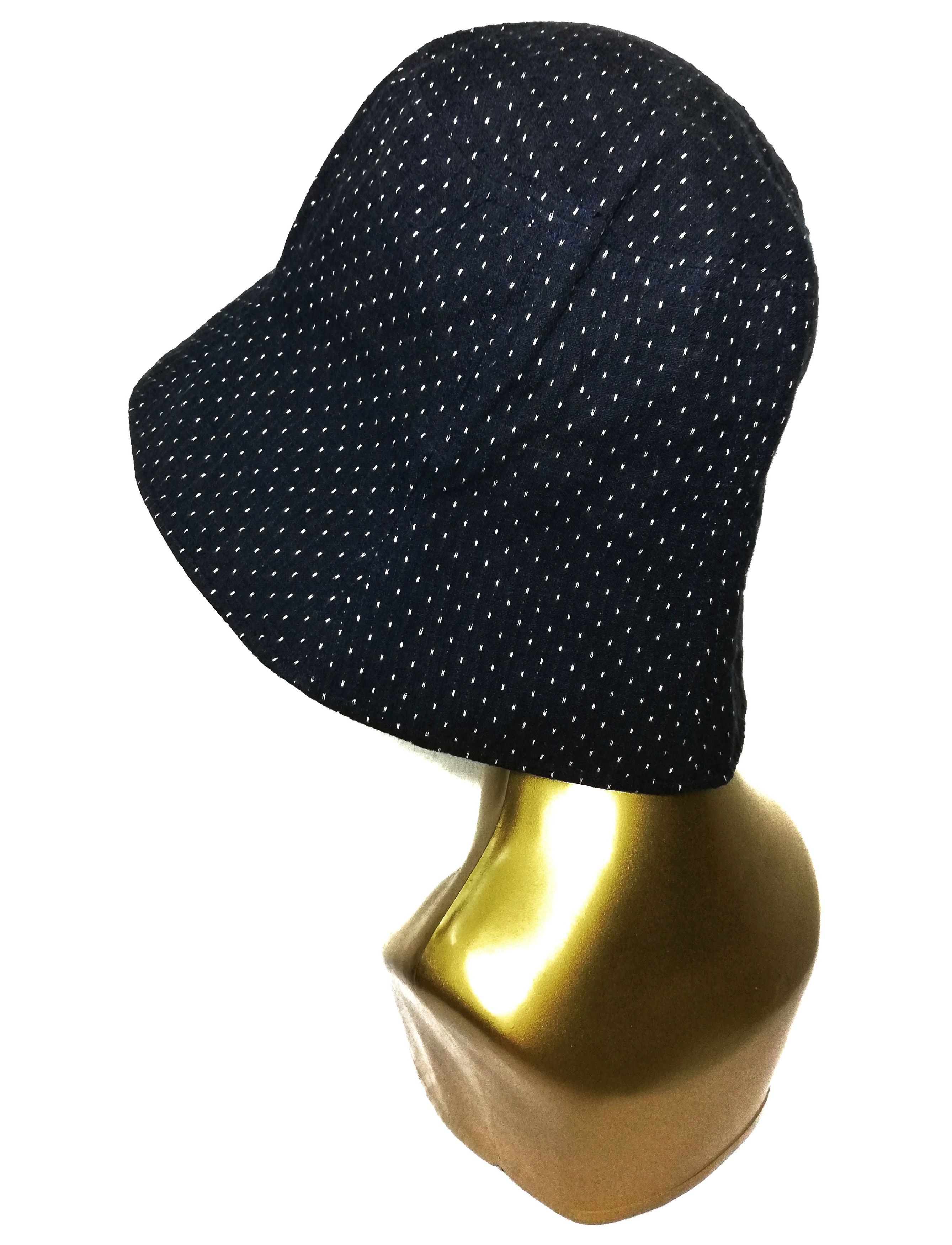 Indigo × Japanese Brand 🔥MEGA RARE Dope Design Indigo Sashiko Stitching Bucket Hat Size ONE SIZE - 5 Thumbnail