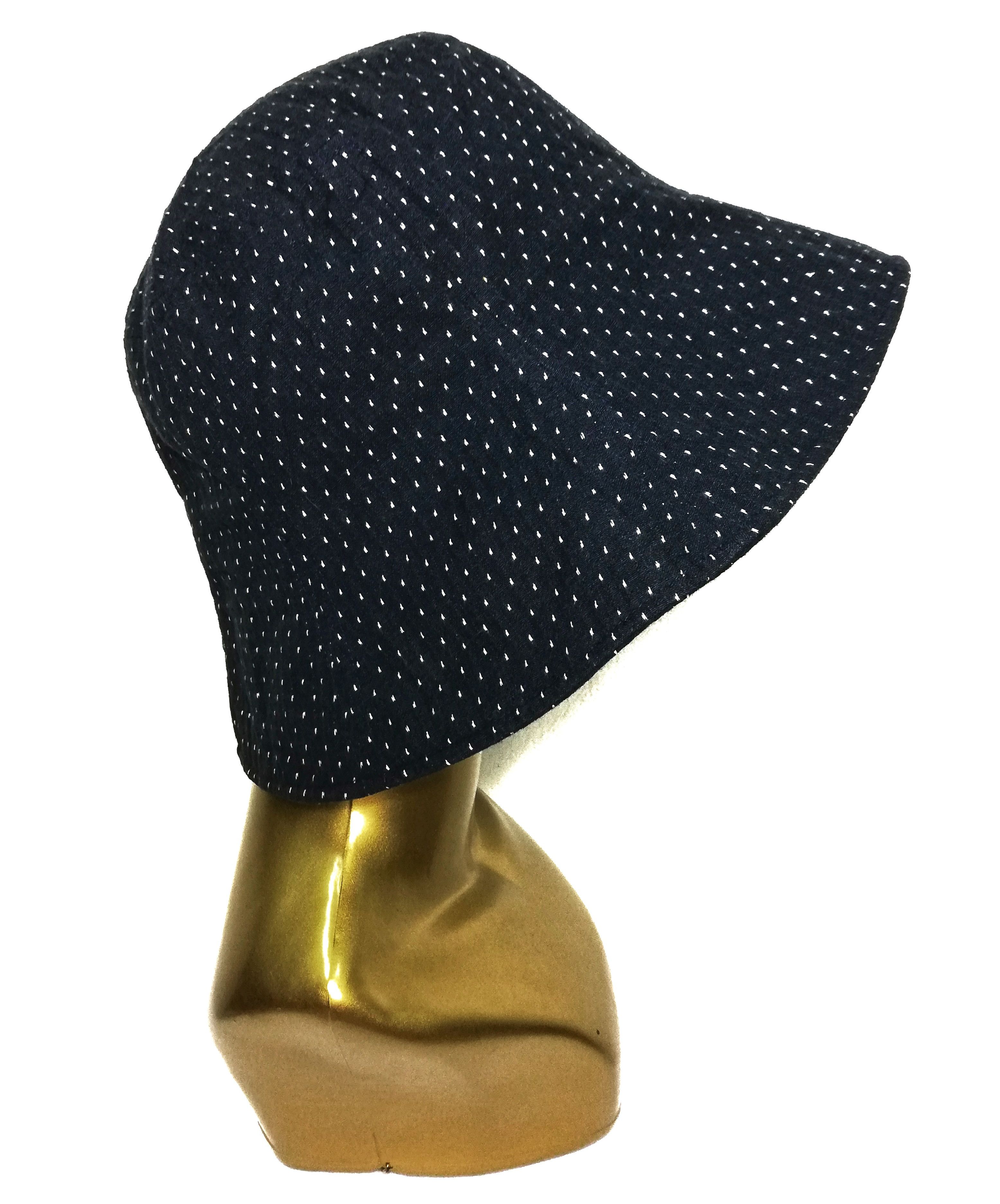 Indigo × Japanese Brand 🔥MEGA RARE Dope Design Indigo Sashiko Stitching Bucket Hat Size ONE SIZE - 8 Thumbnail