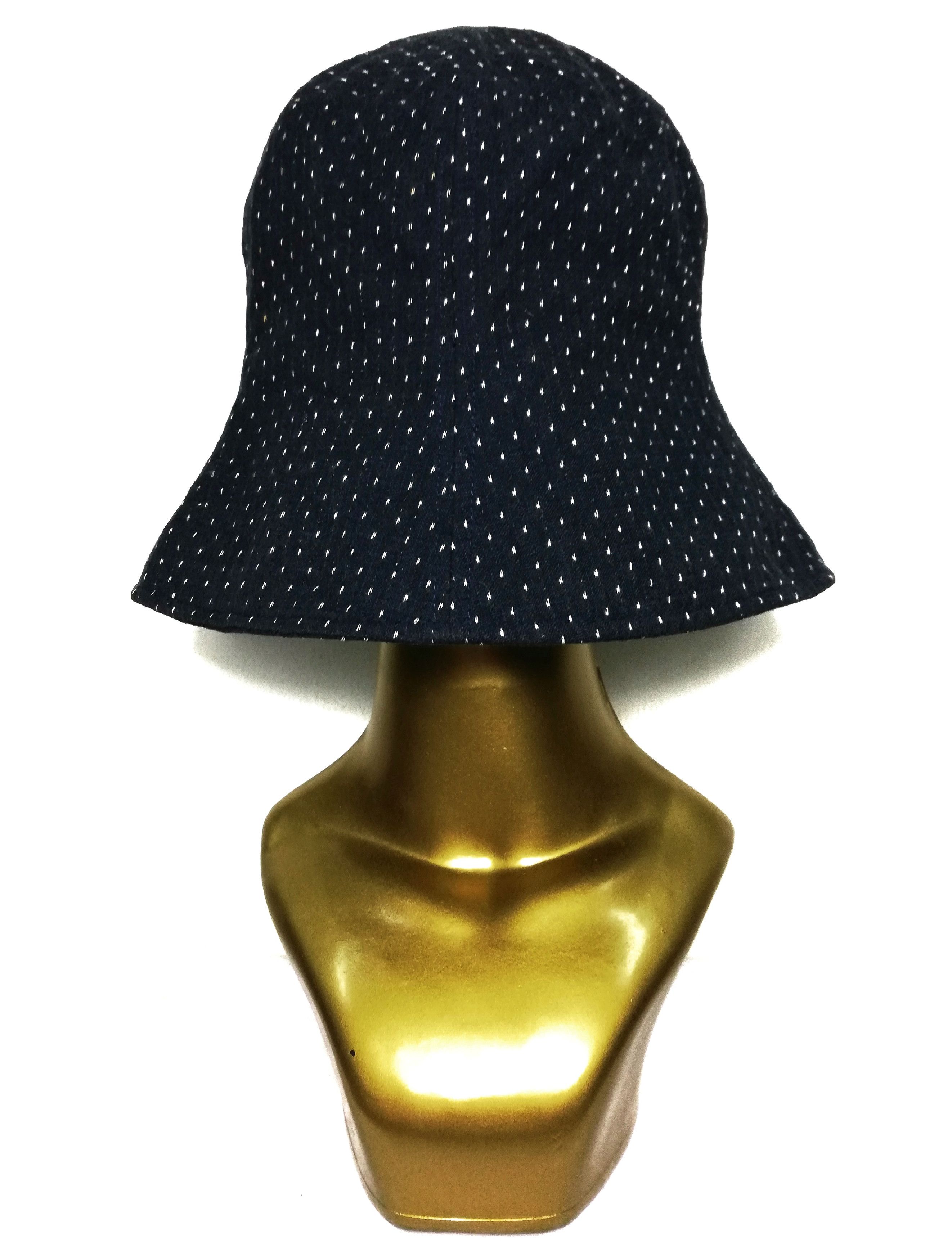Indigo × Japanese Brand 🔥MEGA RARE Dope Design Indigo Sashiko Stitching Bucket Hat Size ONE SIZE - 9 Thumbnail