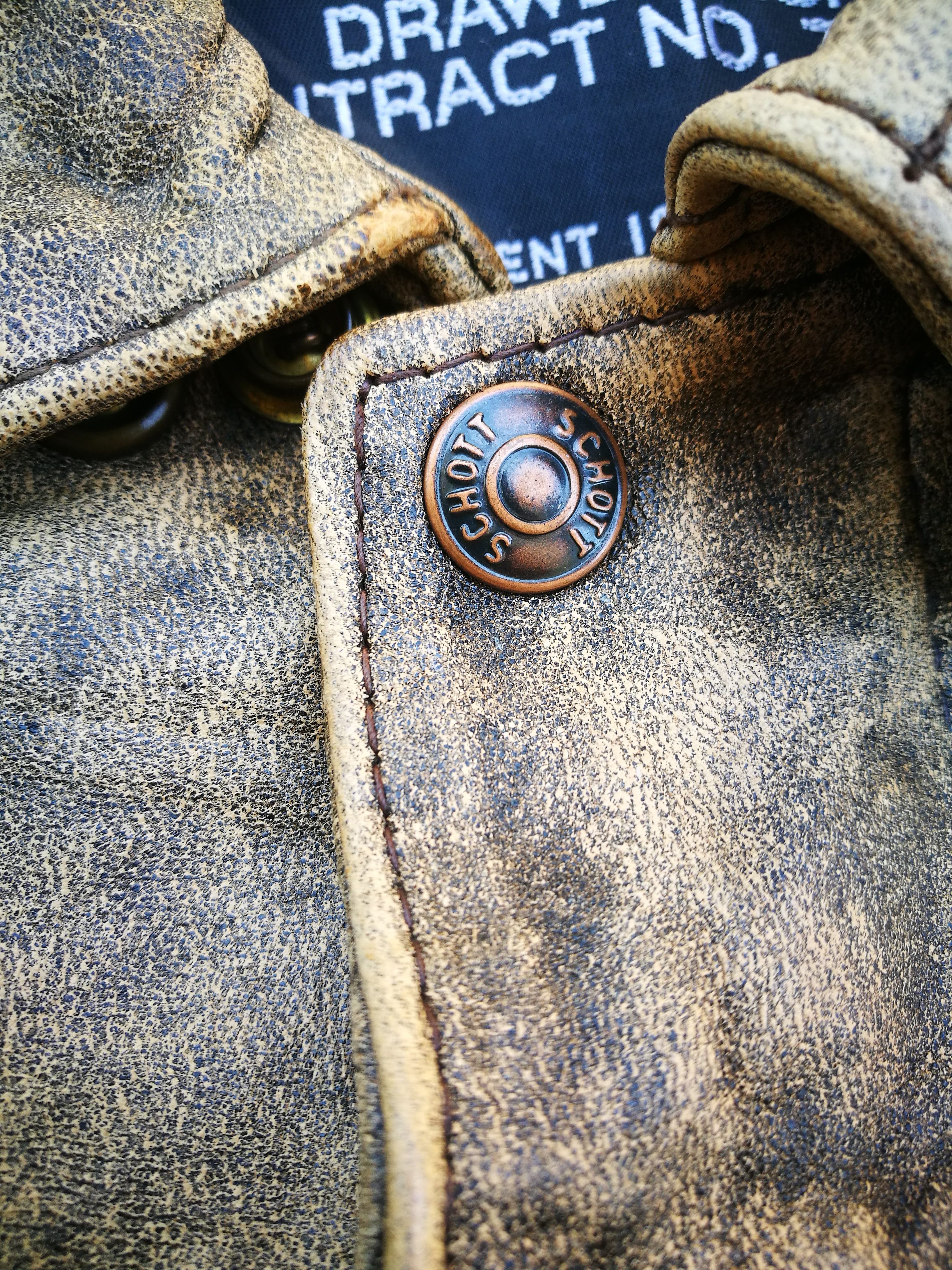Schott Schott bros.inc Distressed Leather Air Force Jacket 0001A Size US S / EU 44-46 / 1 - 11 Thumbnail
