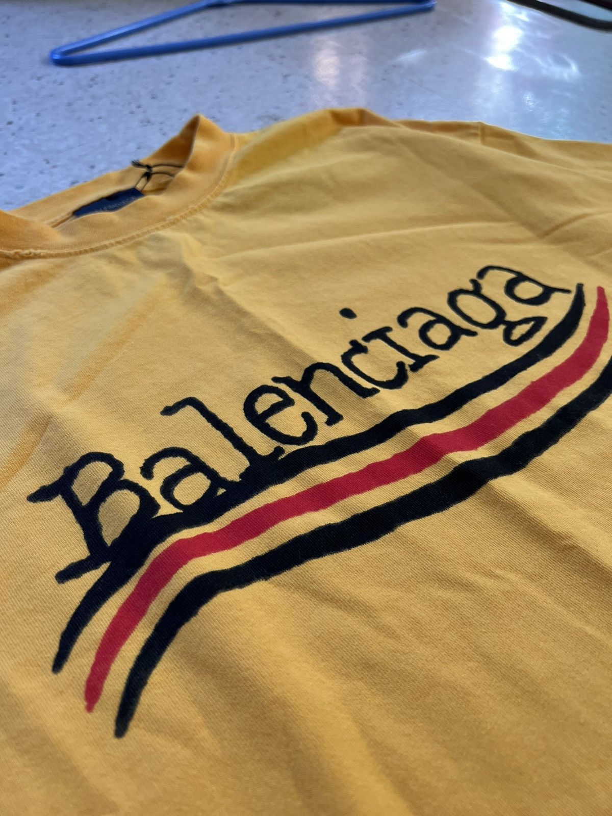 Balenciaga 2023 Bleed Logo Sharpie Shirt Size US L / EU 52-54 / 3 - 2 Thumbnail