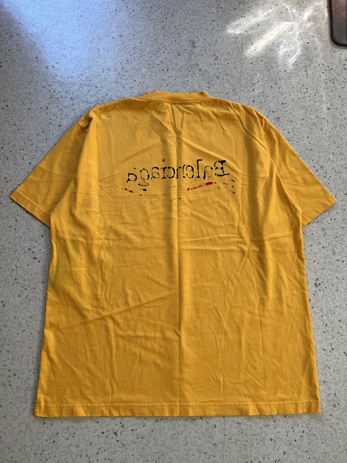 Balenciaga 2023 Bleed Logo Sharpie Shirt Size US S / EU 44-46 / 1 - 3 Thumbnail