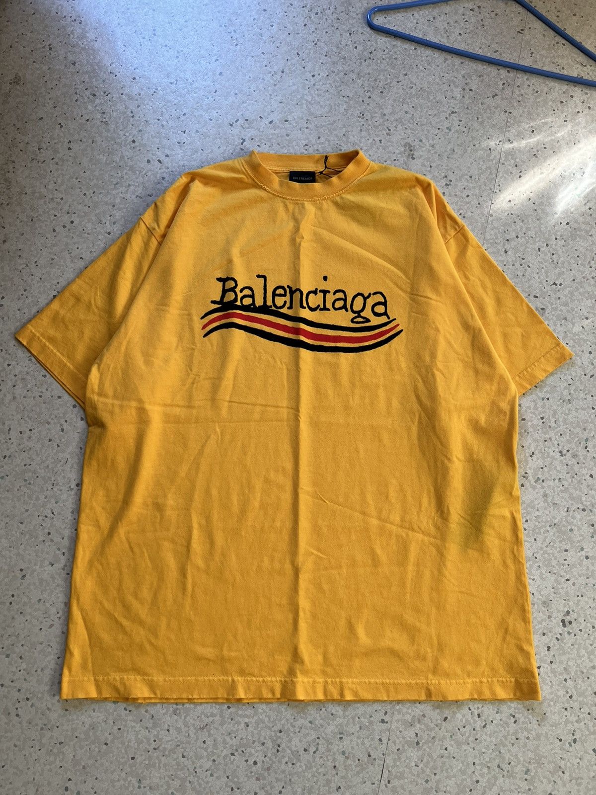 Balenciaga 2023 Bleed Logo Sharpie Shirt Size US S / EU 44-46 / 1 - 1 Thumbnail