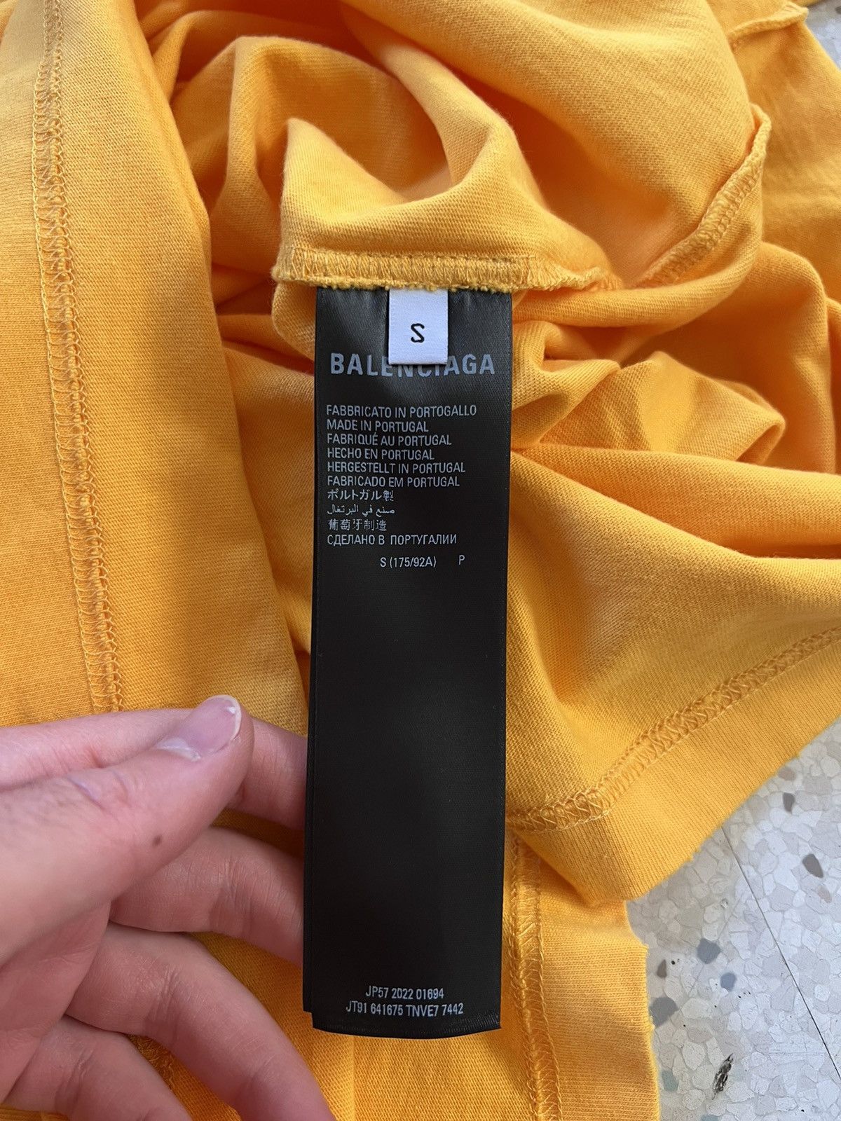 Balenciaga 2023 Bleed Logo Sharpie Shirt Size US S / EU 44-46 / 1 - 8 Thumbnail