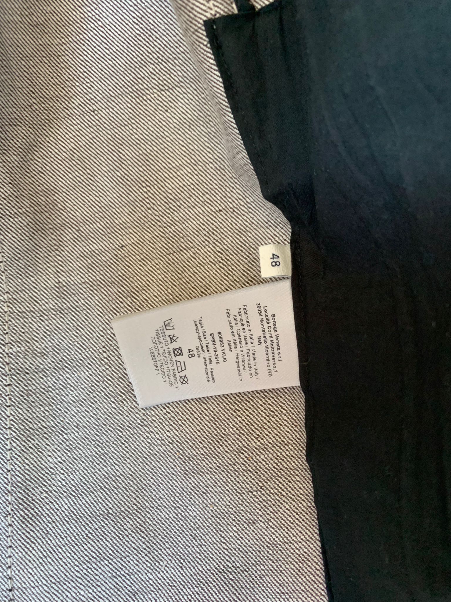 Bottega Veneta Leather Hybrid Denim Jacket in Brown Black Size US M / EU 48-50 / 2 - 12 Thumbnail
