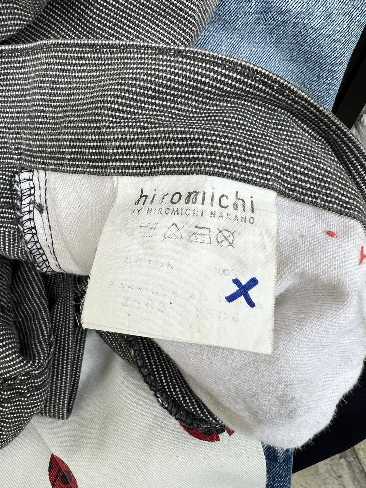 Vintage HIROMICHI NAKANO Japan Paint Splashed Striped Painter Pant Size US 32 / EU 48 - 20 Thumbnail