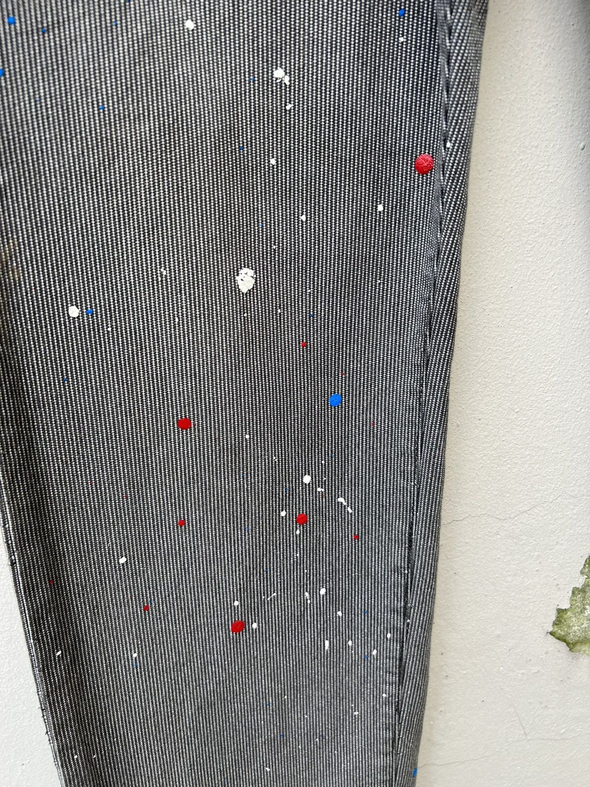Vintage HIROMICHI NAKANO Japan Paint Splashed Striped Painter Pant Size US 32 / EU 48 - 9 Thumbnail