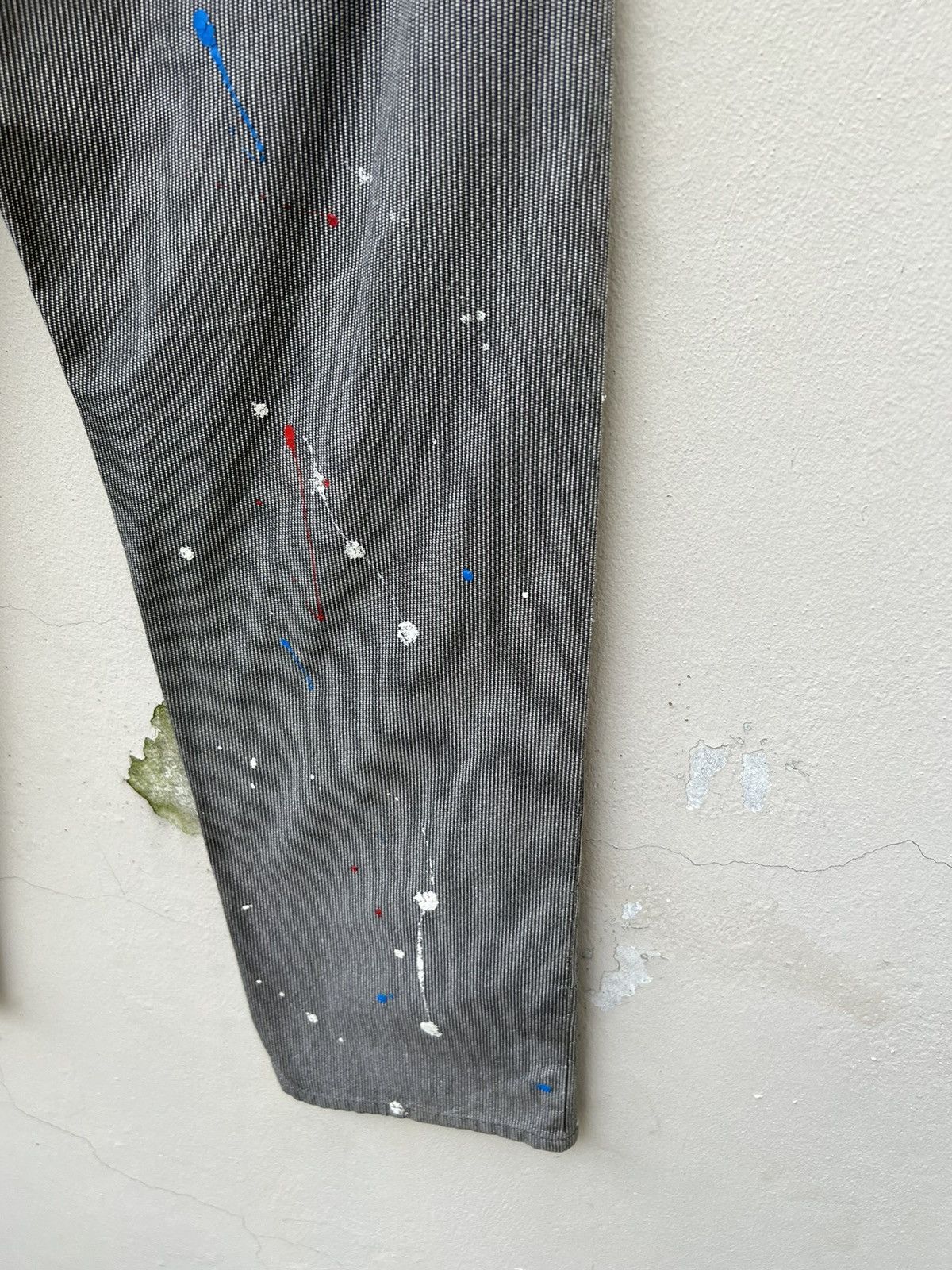 Vintage HIROMICHI NAKANO Japan Paint Splashed Striped Painter Pant Size US 32 / EU 48 - 19 Thumbnail
