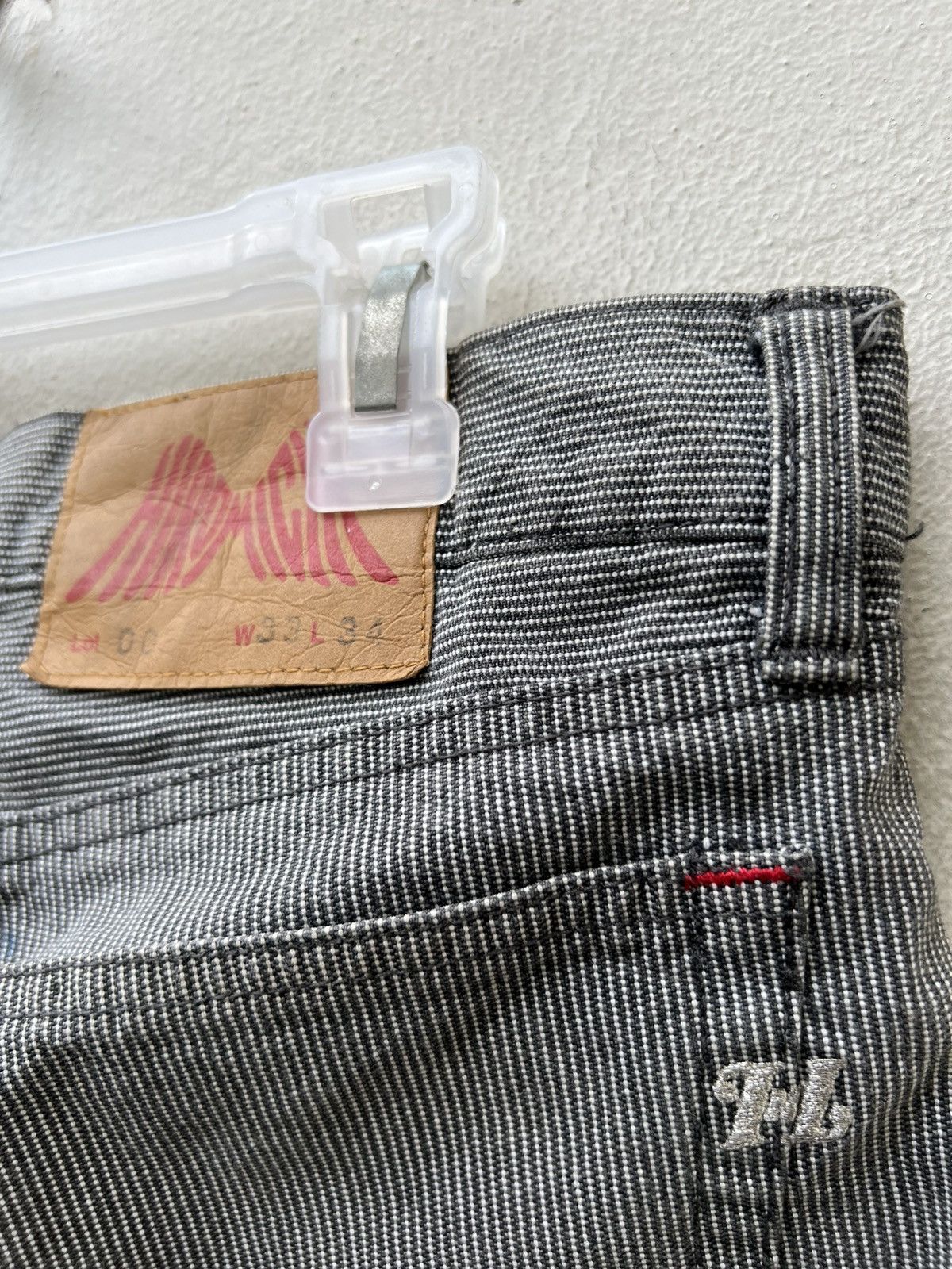 Vintage HIROMICHI NAKANO Japan Paint Splashed Striped Painter Pant Size US 32 / EU 48 - 18 Thumbnail