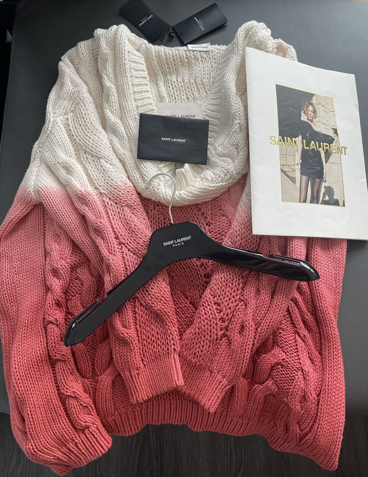 Saint Laurent Paris $2,400 Limited Edition Super Runway Baja Blood Hooded Coat Size US L / EU 52-54 / 3 - 23 Thumbnail