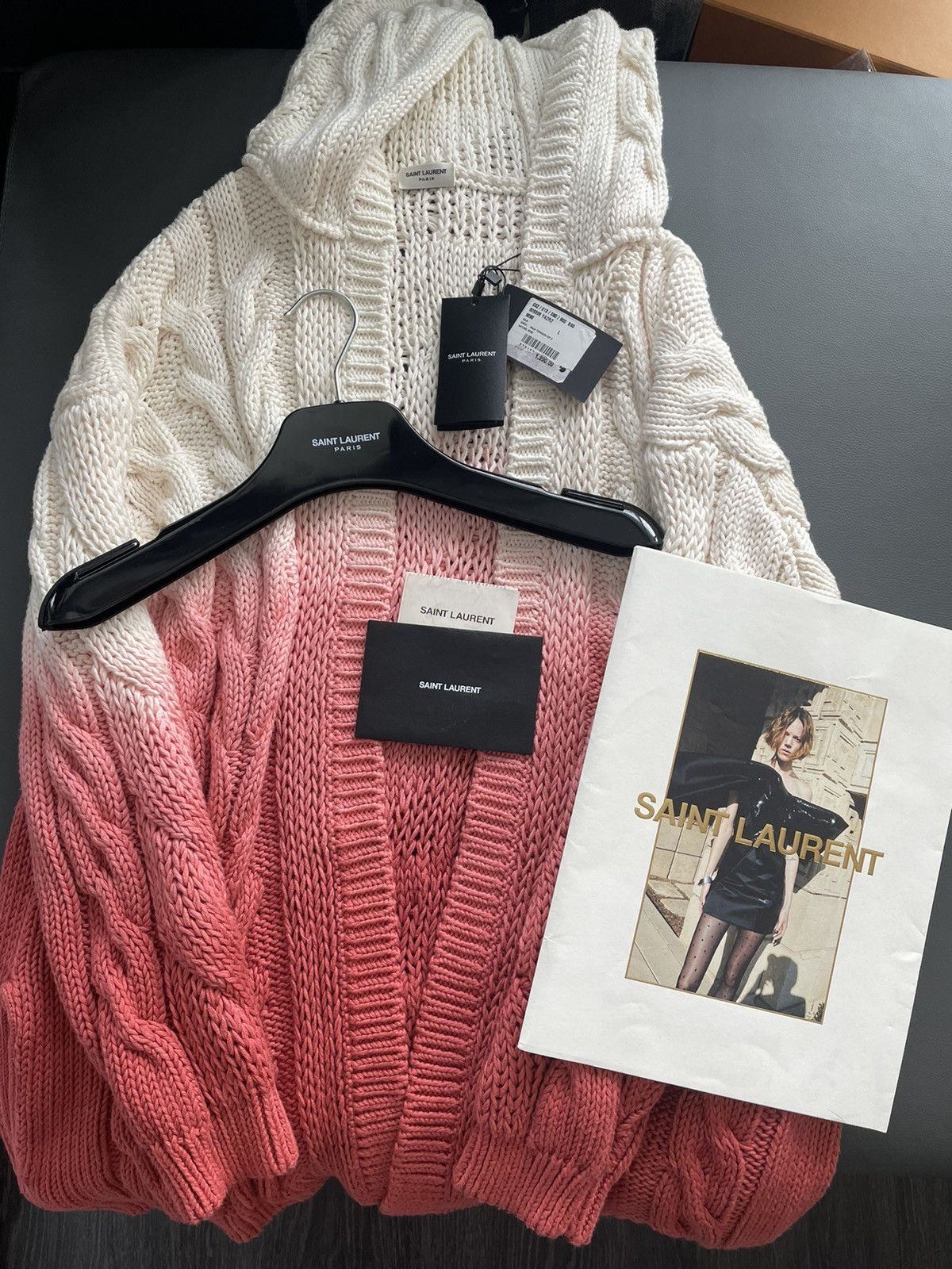 Saint Laurent Paris $2,400 Limited Edition Super Runway Baja Blood Hooded Coat Size US L / EU 52-54 / 3 - 3 Thumbnail