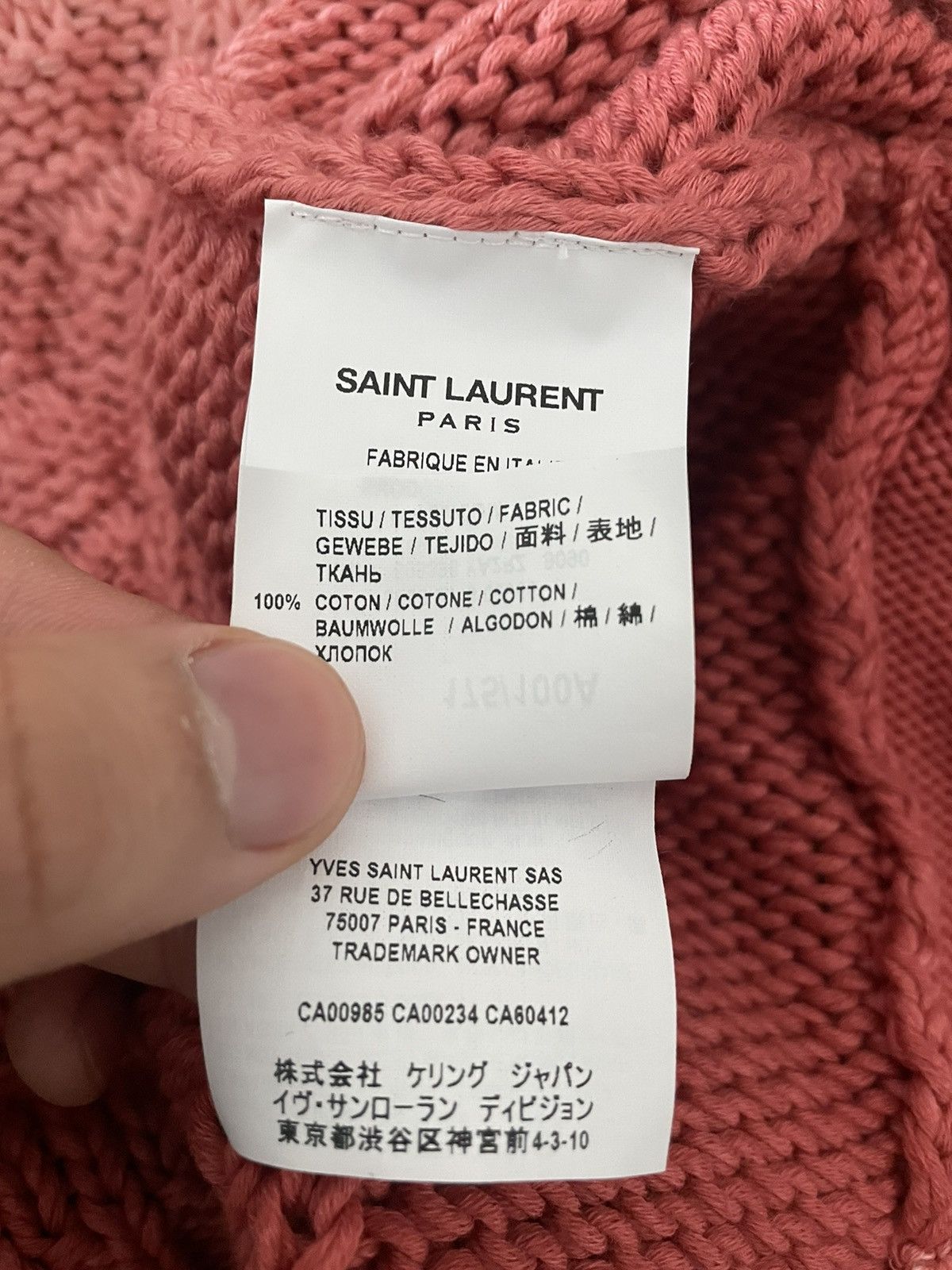 Saint Laurent Paris $2,400 Limited Edition Super Runway Baja Blood Hooded Coat Size US L / EU 52-54 / 3 - 13 Thumbnail