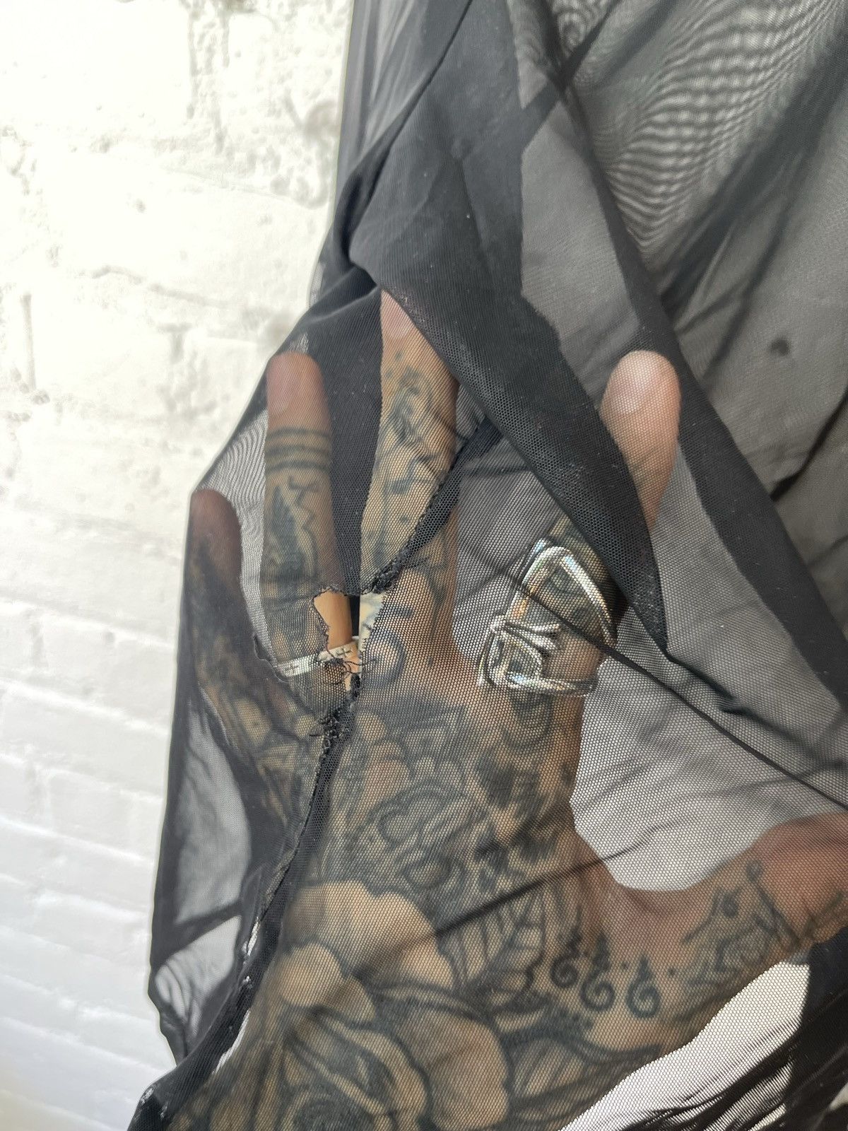 Other DIVINE SINS NYC Mesh sheer Shirt M / L Size US L / EU 52-54 / 3 - 8 Thumbnail