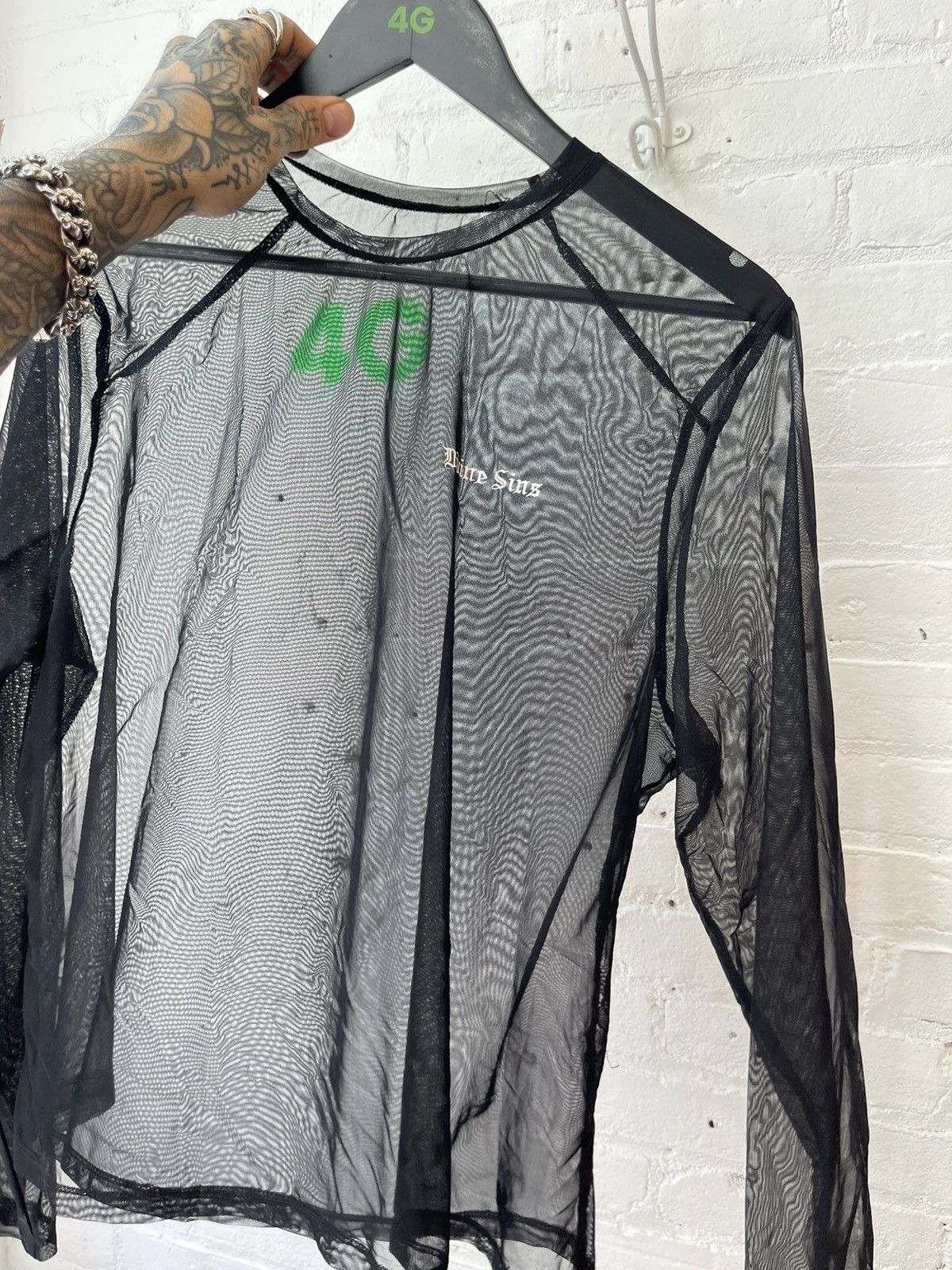 Other DIVINE SINS NYC Mesh sheer Shirt M / L Size US L / EU 52-54 / 3 - 4 Thumbnail