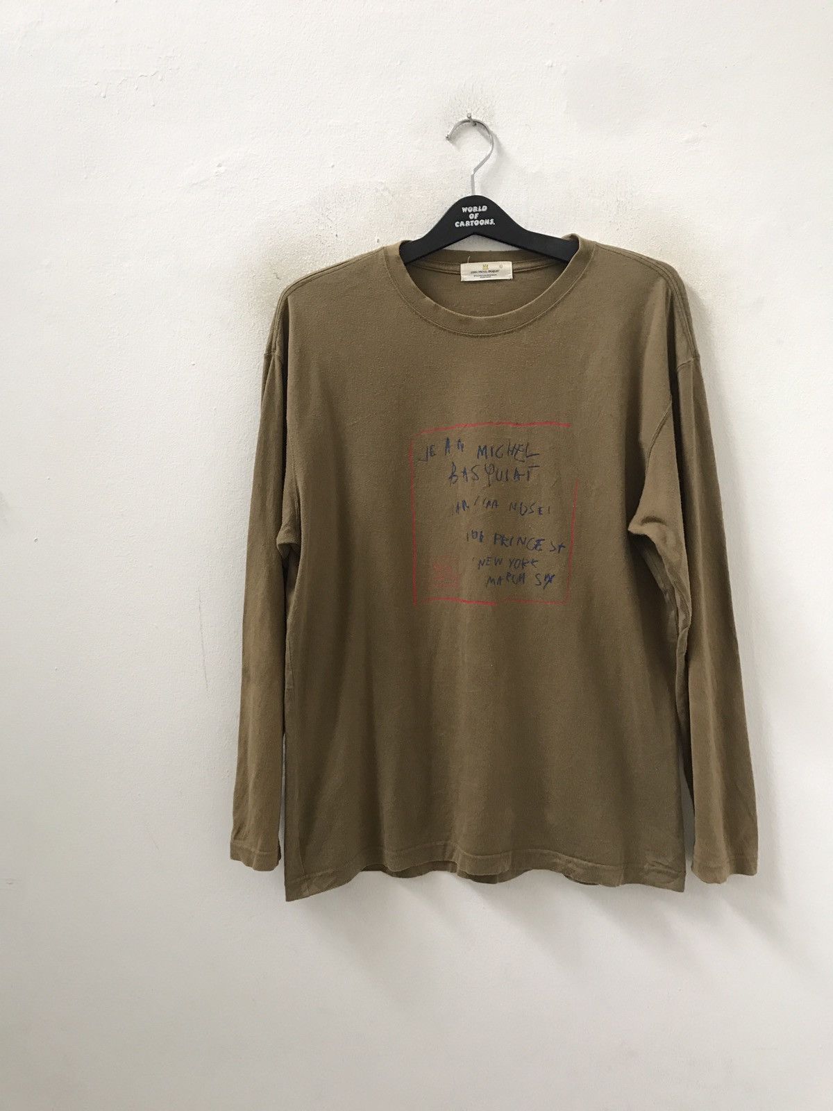 Jean-Michel Basquiat Vintage 2000s JMB X Uniqlo Long Sleeve Pop Art t shirt Size US L / EU 52-54 / 3 - 1 Thumbnail