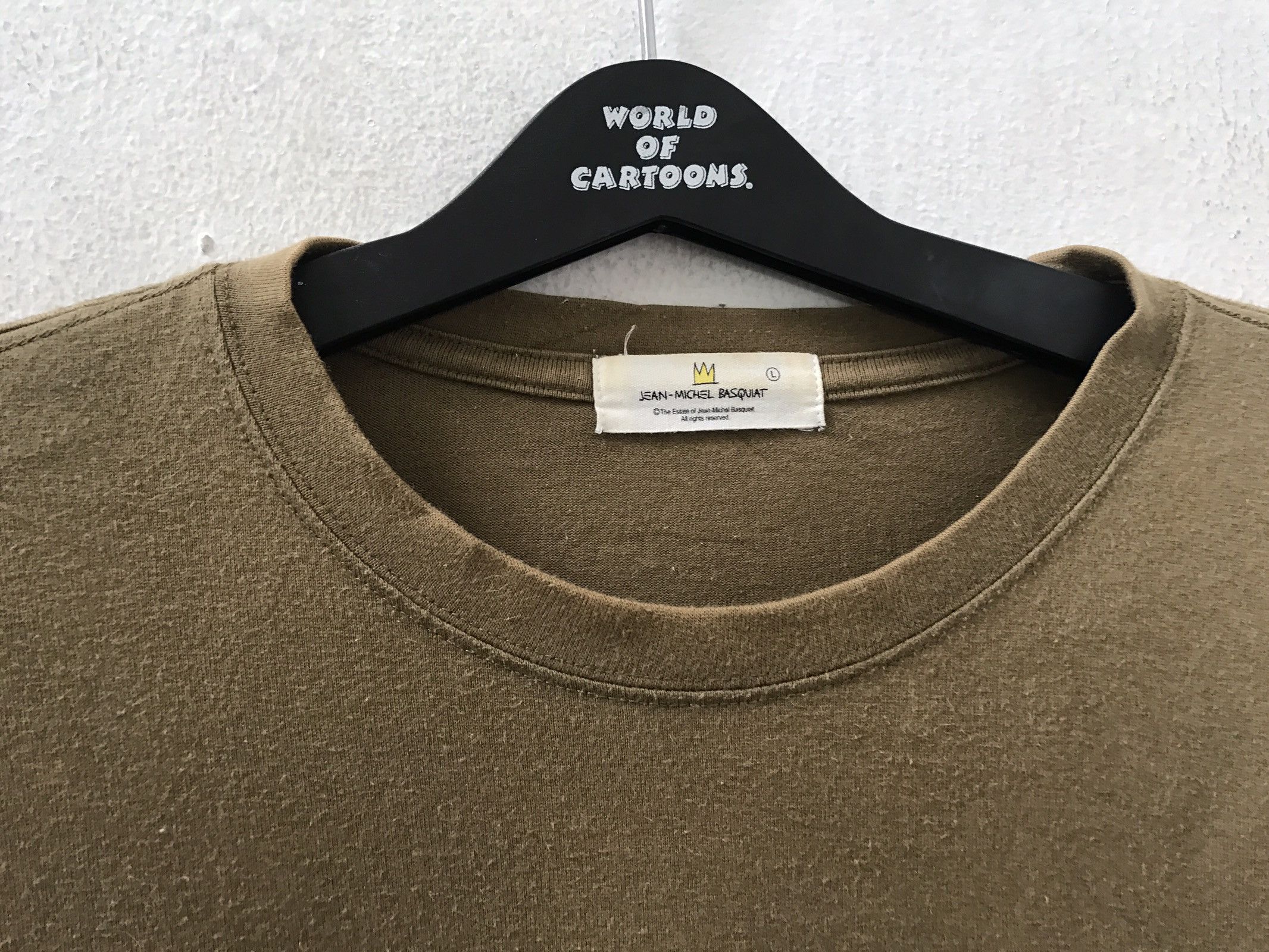 Jean-Michel Basquiat Vintage 2000s JMB X Uniqlo Long Sleeve Pop Art t shirt Size US L / EU 52-54 / 3 - 5 Thumbnail