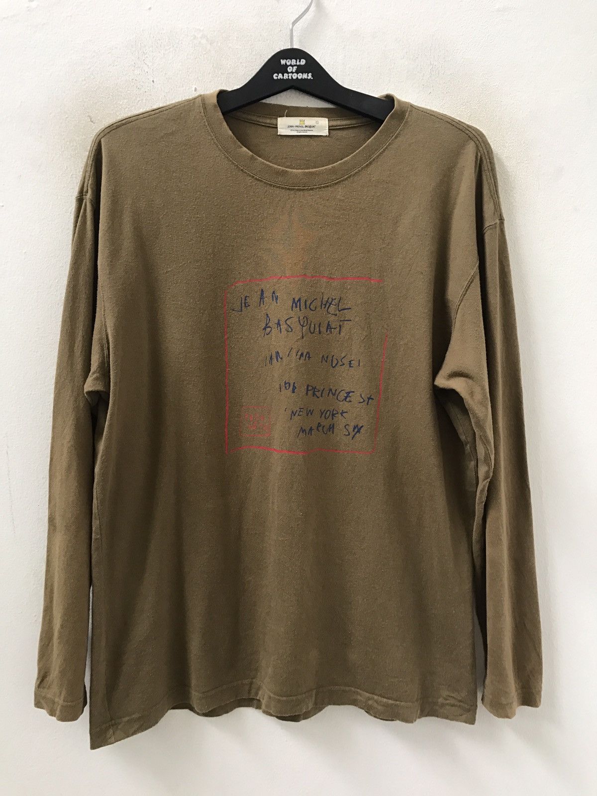 Jean-Michel Basquiat Vintage 2000s JMB X Uniqlo Long Sleeve Pop Art t shirt Size US L / EU 52-54 / 3 - 2 Thumbnail