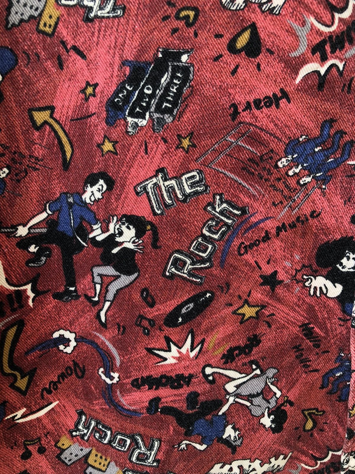Vintage Vintage 90s J-Way Japan Printed Anime Gabardine Shirt Size US L / EU 52-54 / 3 - 6 Thumbnail